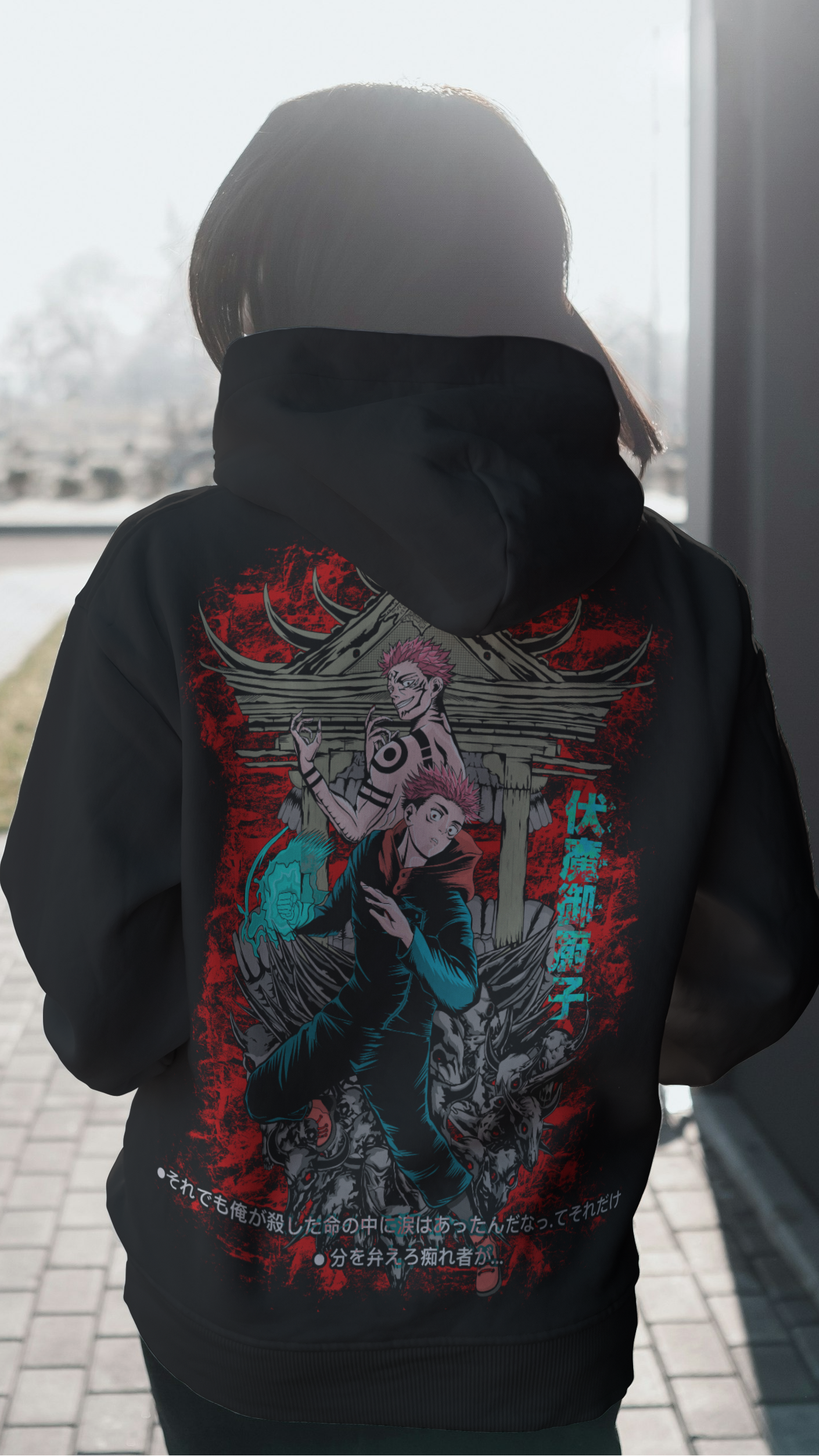 Yuji & Sukuna Cursed Dominion Hoodie