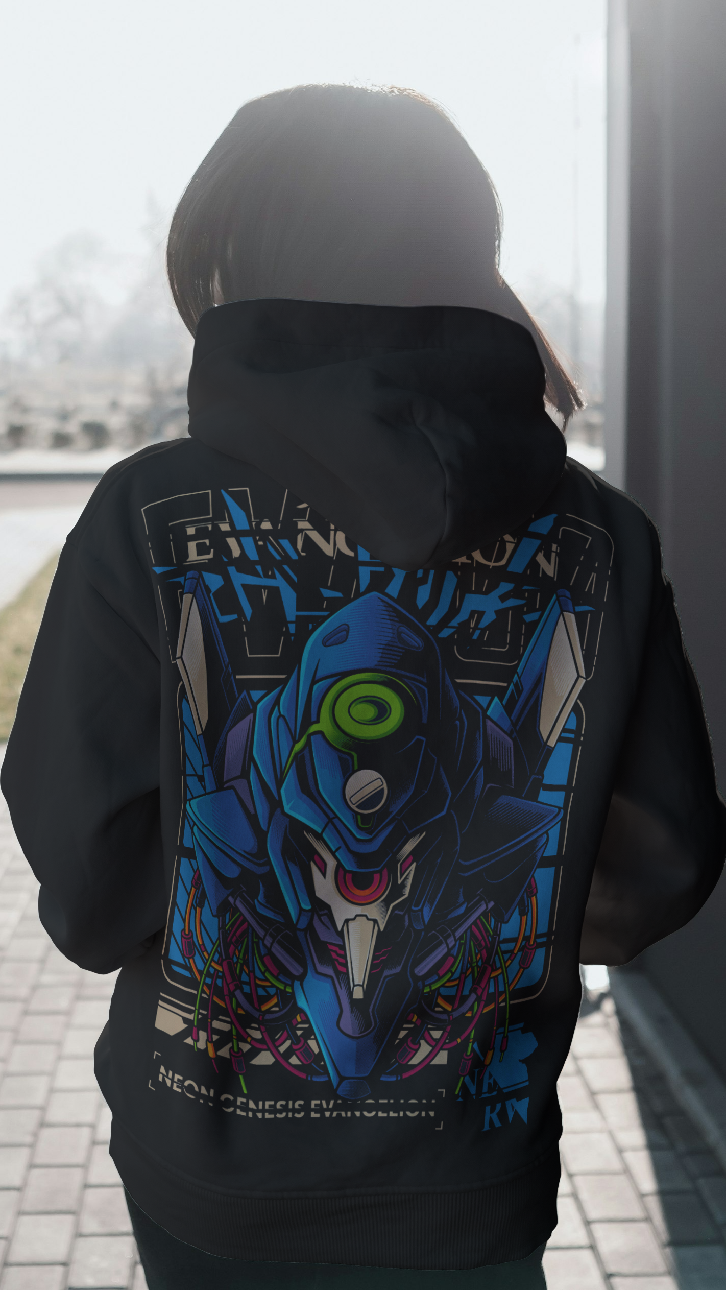Evangelion Unit-01 Techcore Neon Hoodie