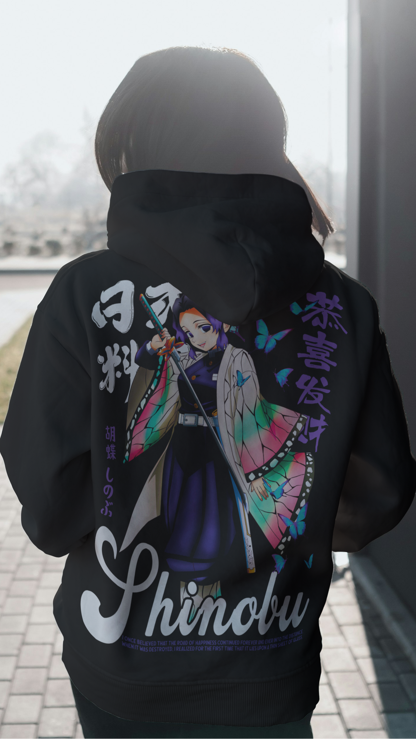 Shinobu Kocho Butterfly Grace Hoodie