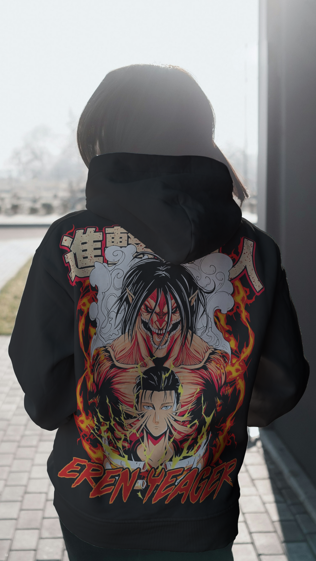 Eren Yeager – Inferno Titan Form Hoodie