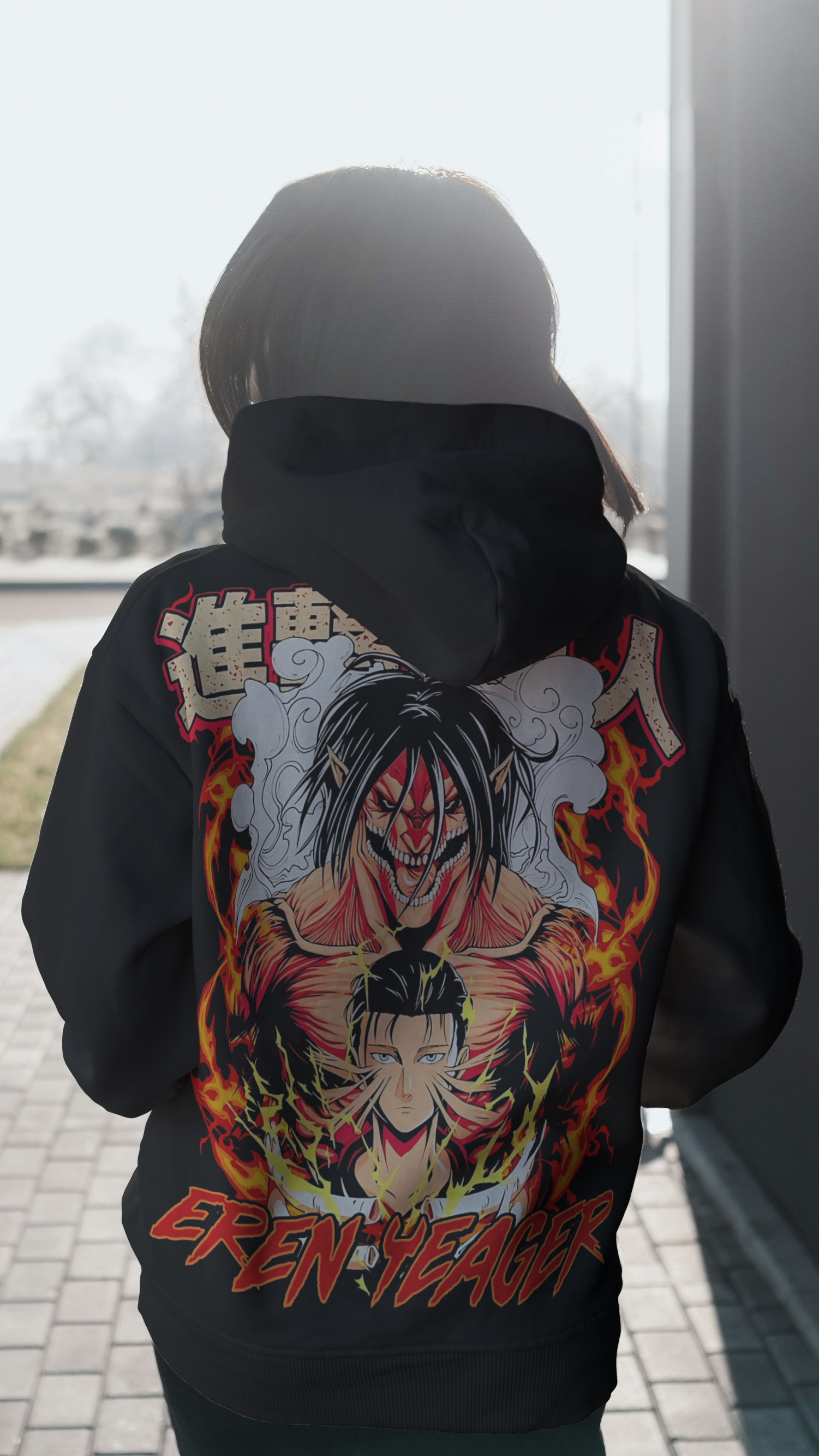 Eren Yeager – Inferno Titan Form Hoodie
