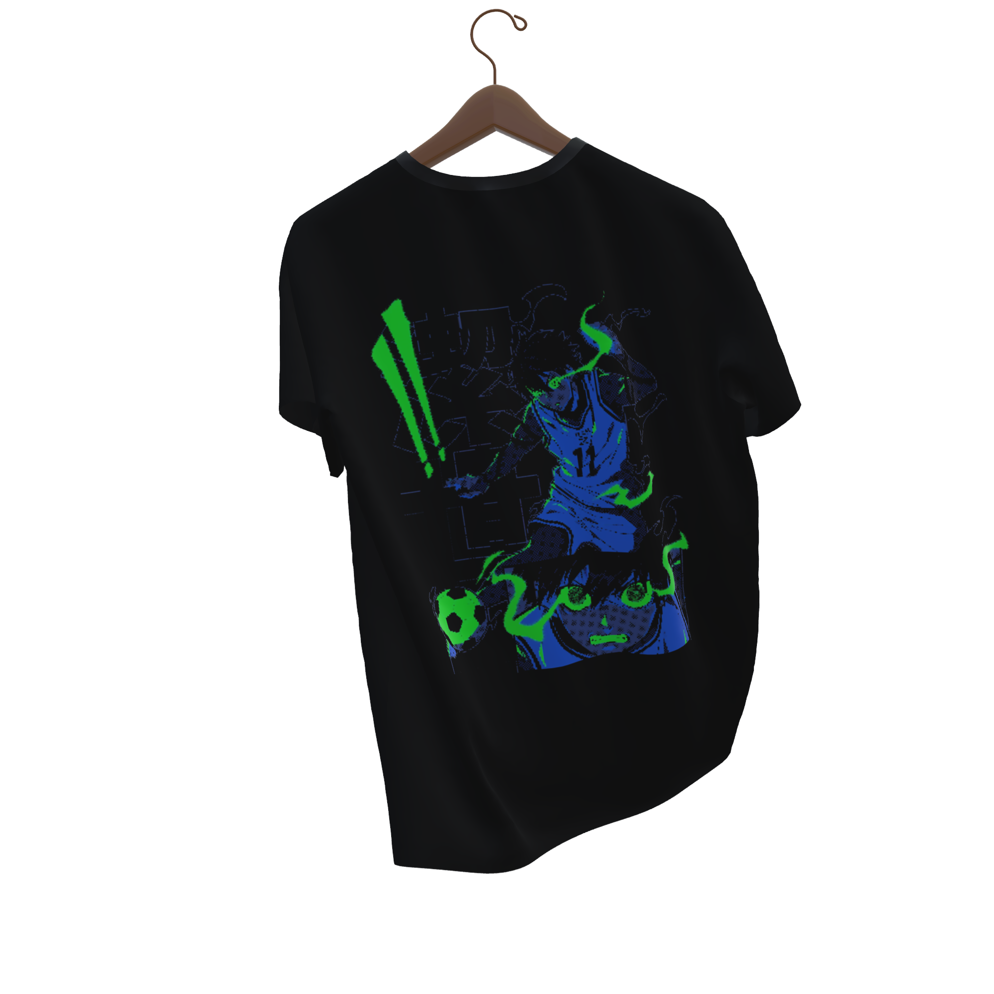 Neon Striker Anime T-Shirt