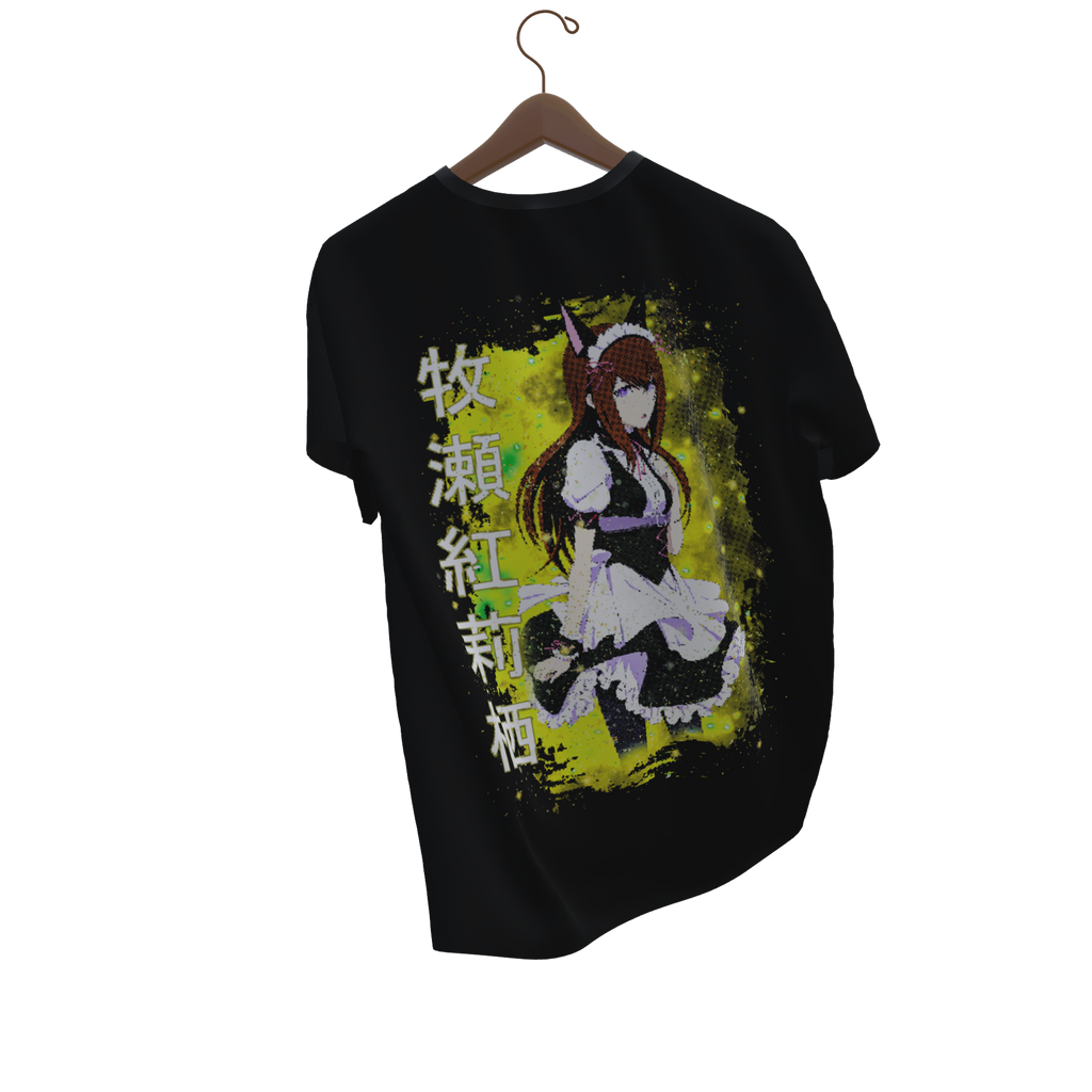 Kurisu Makise – Vibrant Splash Art T-Shirt
