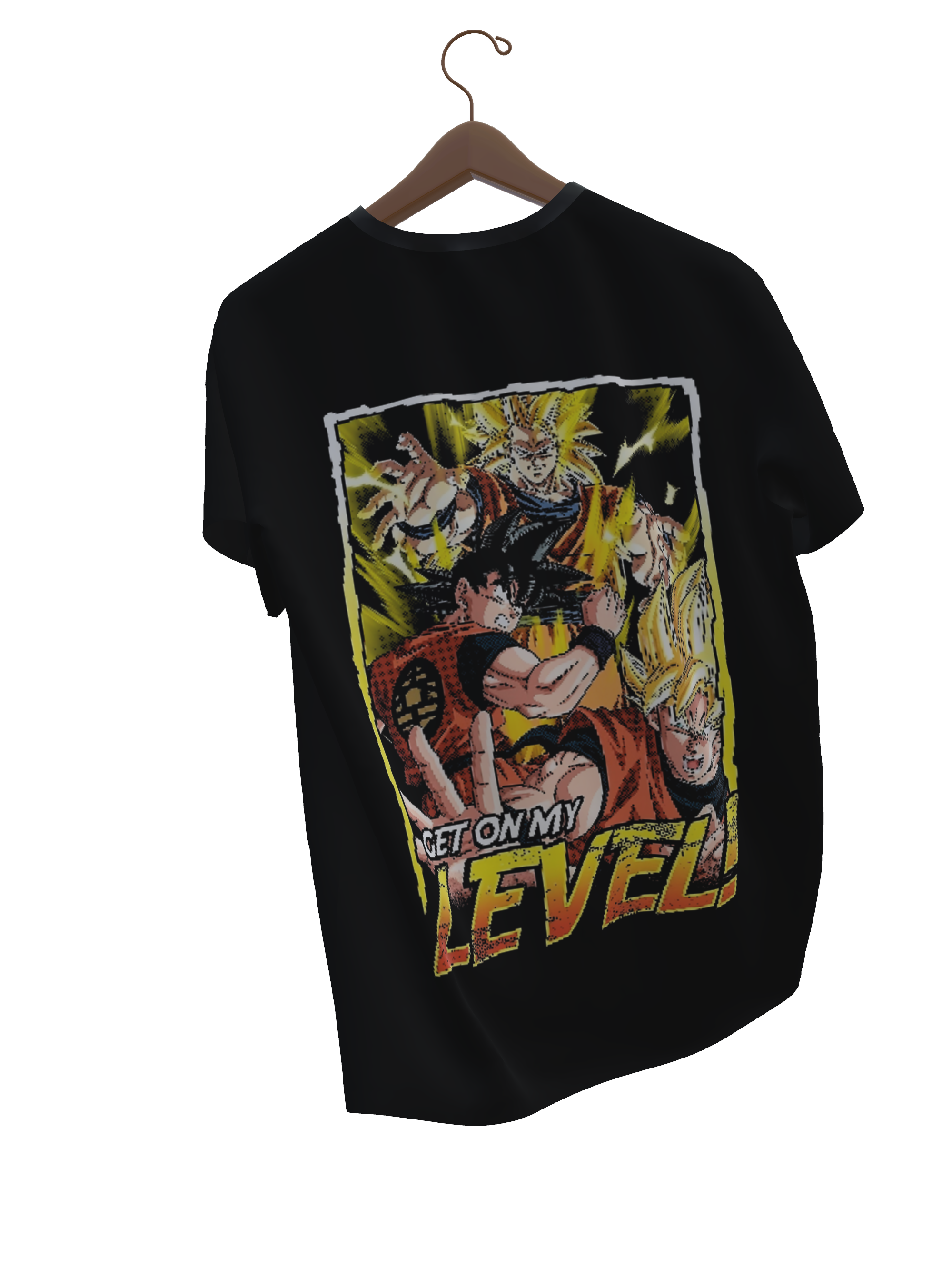 Dragon Ball Z “Get On My Level – Saiyan Edition” T-Shirt