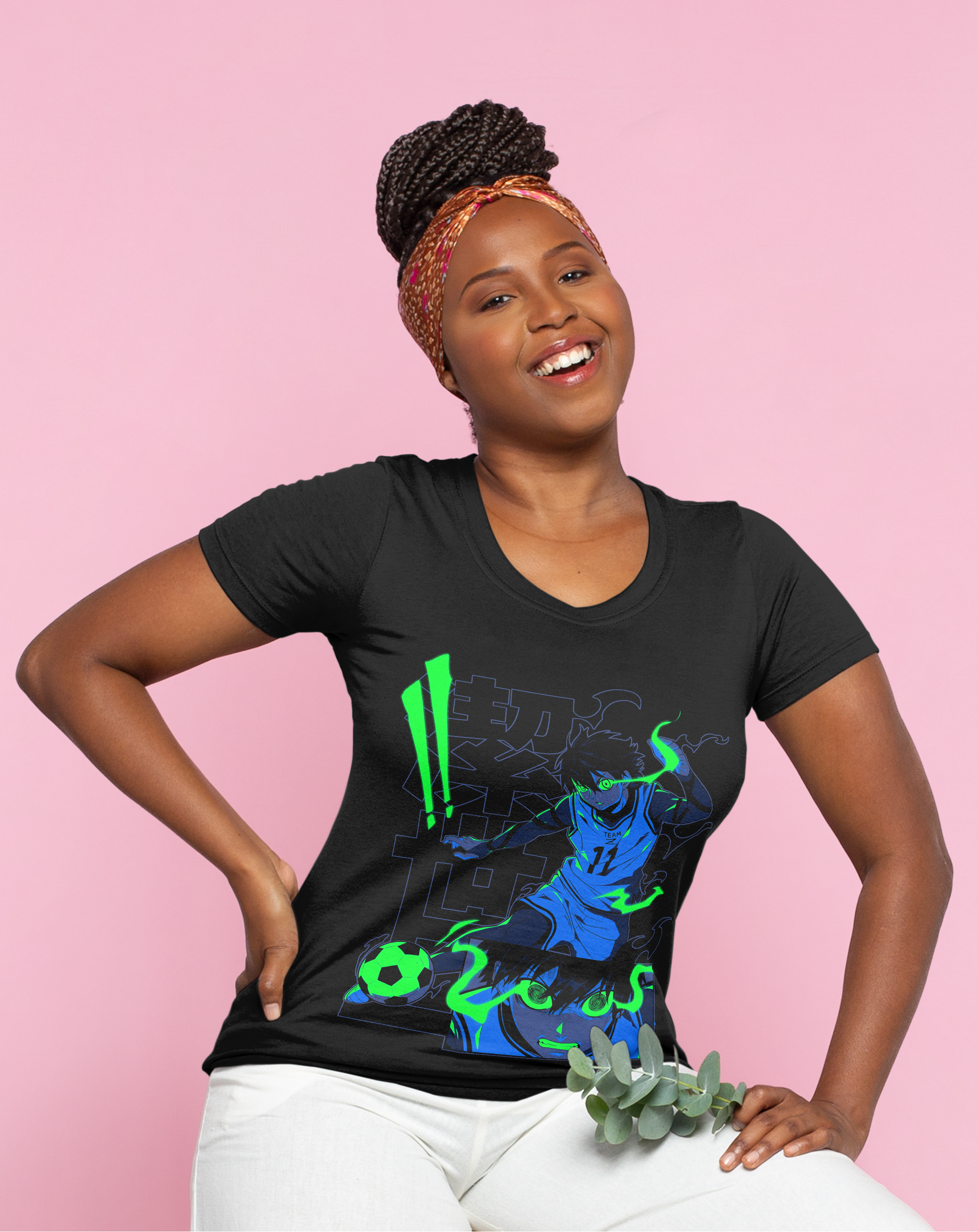 Neon Striker Anime T-Shirt