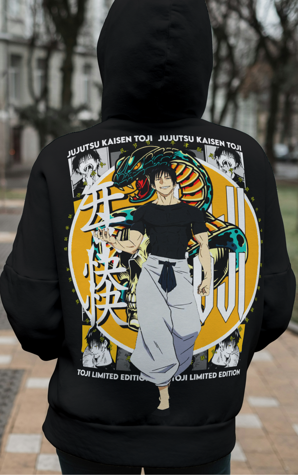 Toji Fushiguro Serpent Strike Hoodie