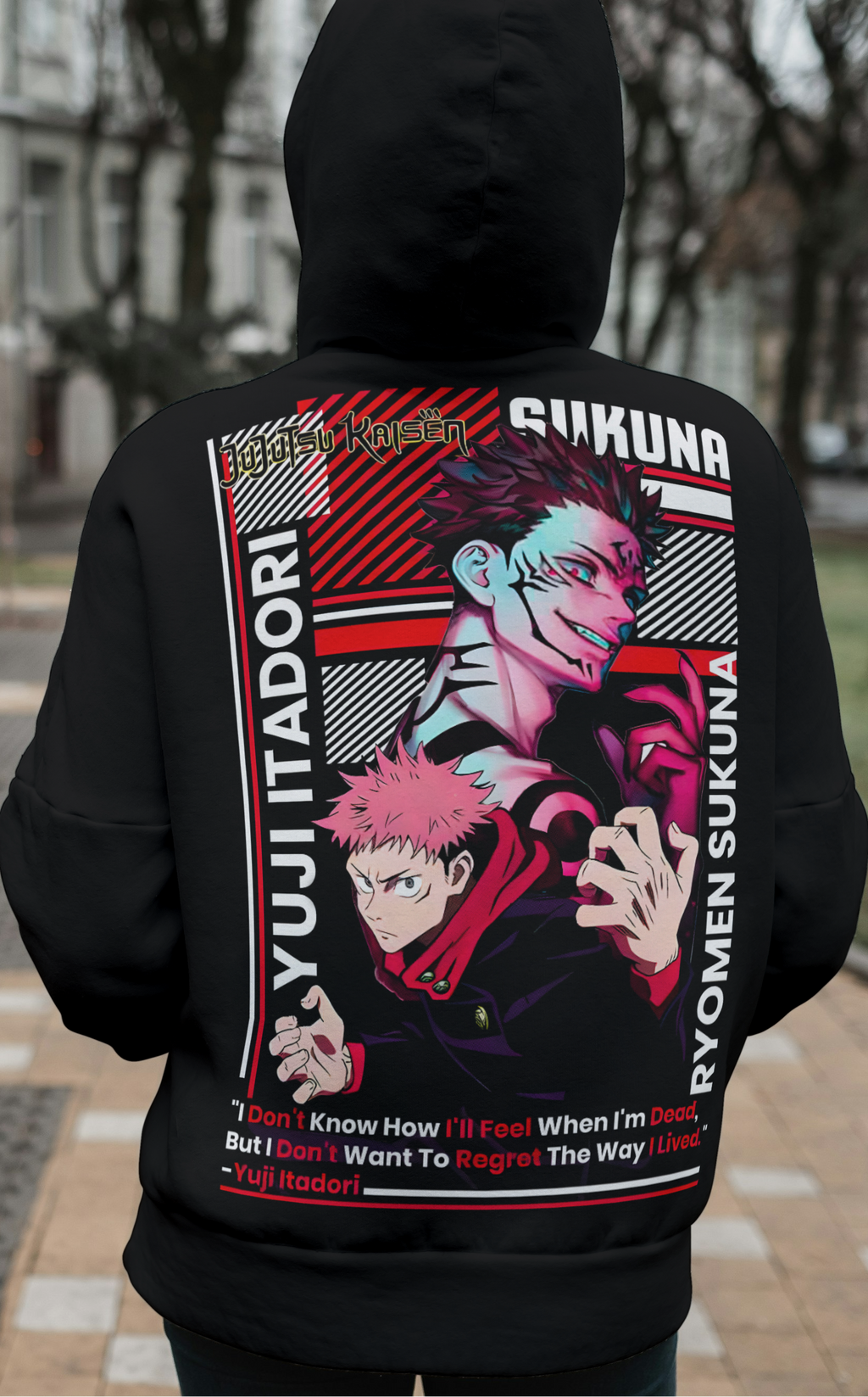 Yuji & Sukuna Split Fate Hoodie