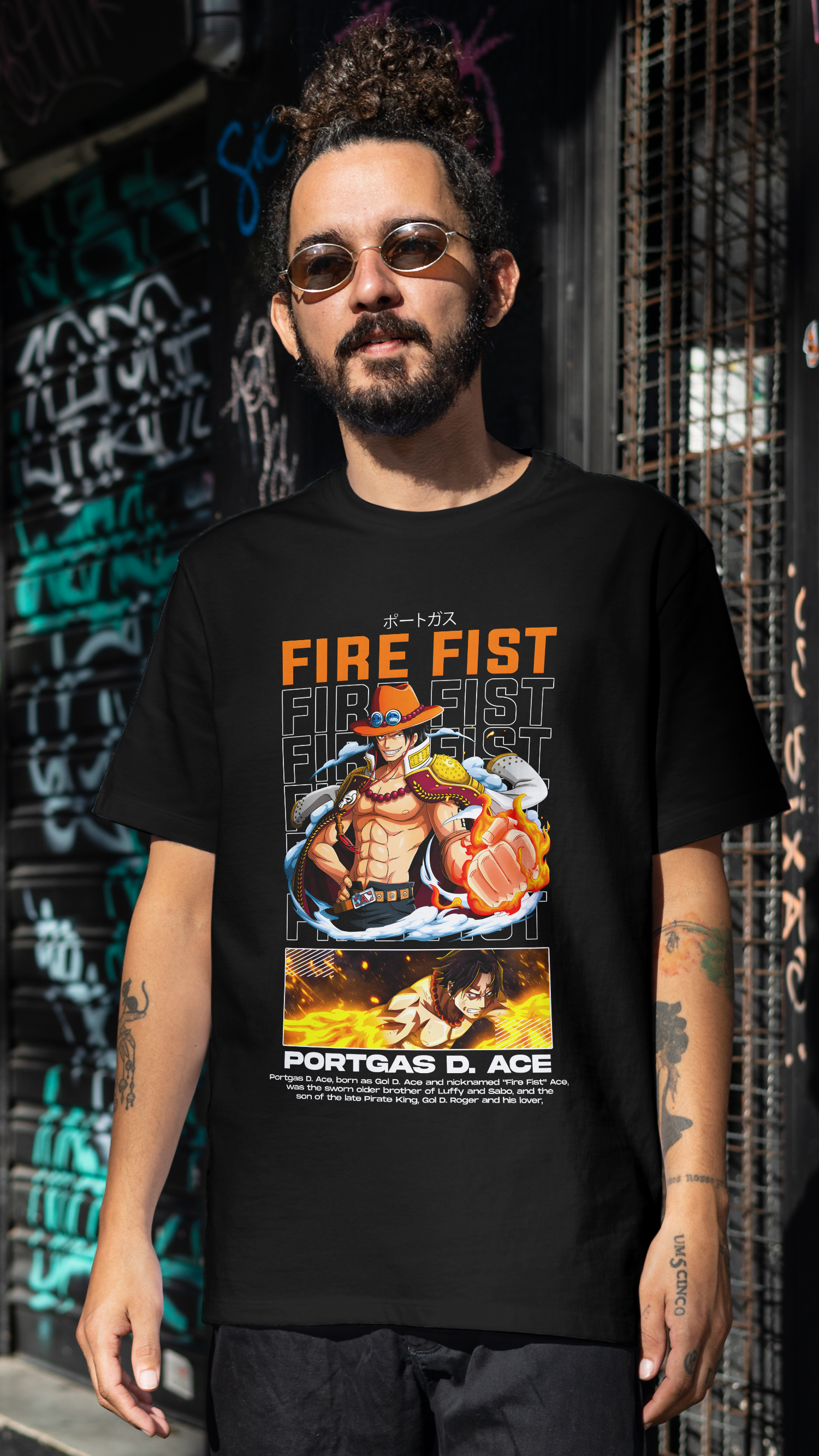 One Piece Fire Fist T-Shirt