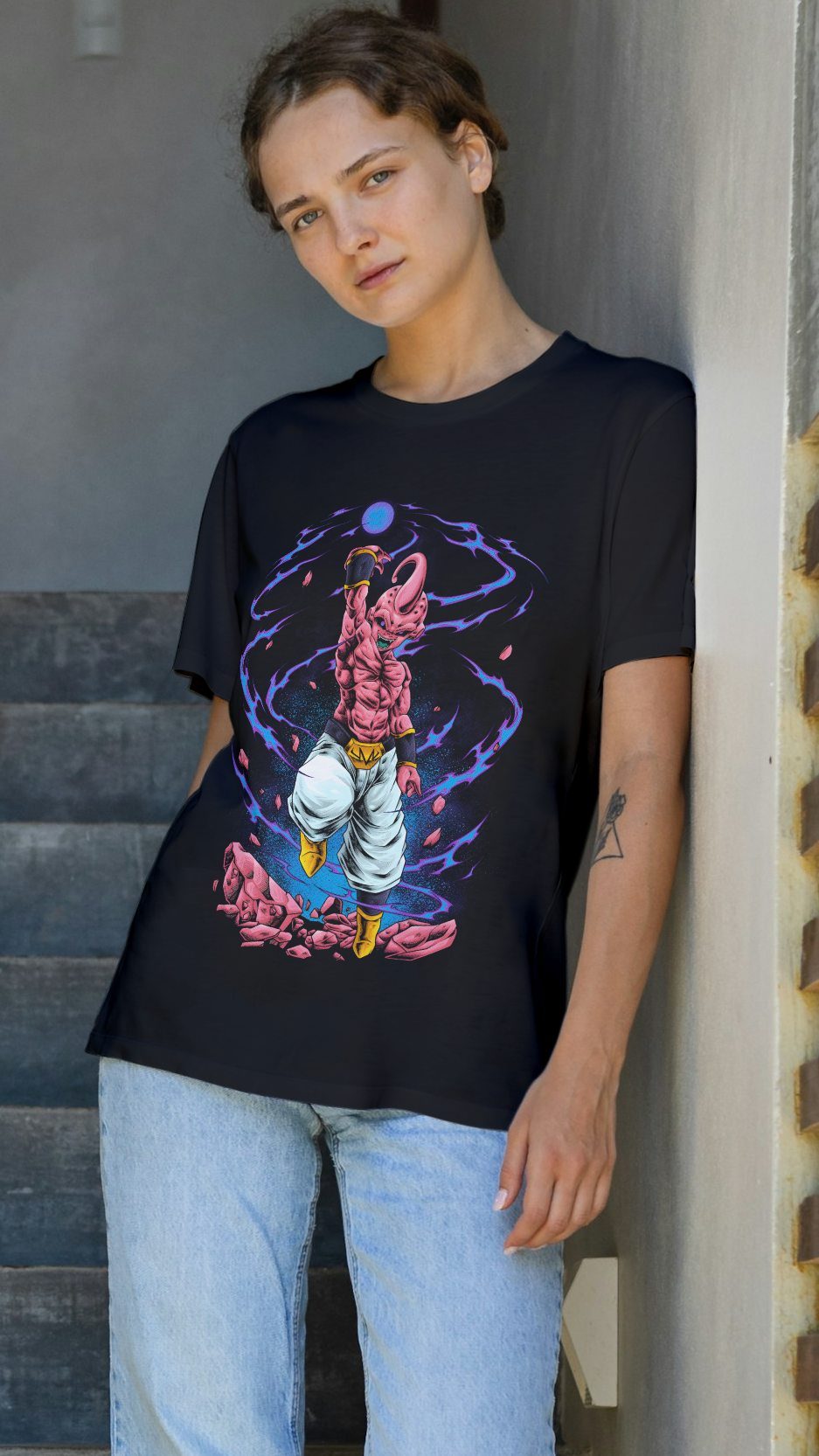 Dragon Ball Z “The Pink Demon of Destruction” T-Shirt