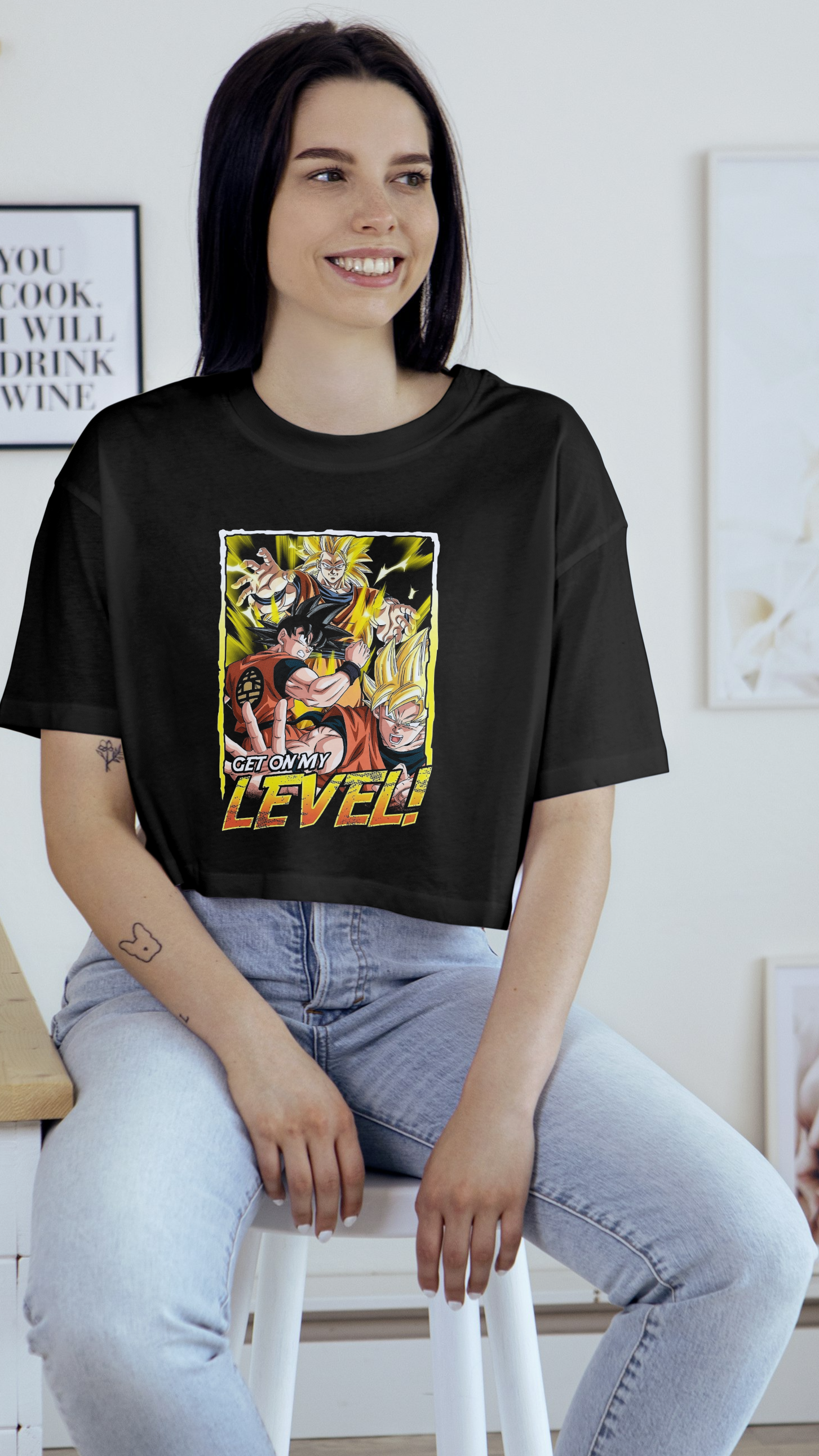 Dragon Ball Z “Get On My Level – Saiyan Edition” T-Shirt