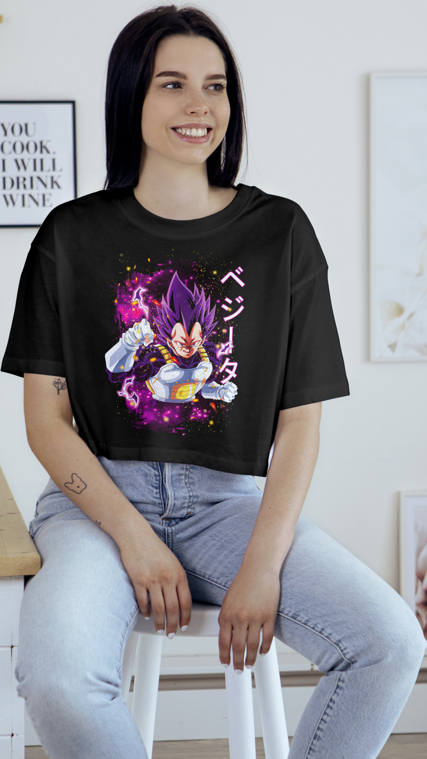 Dragon Ball Z “Purple Flame Saiyan” T-Shirt