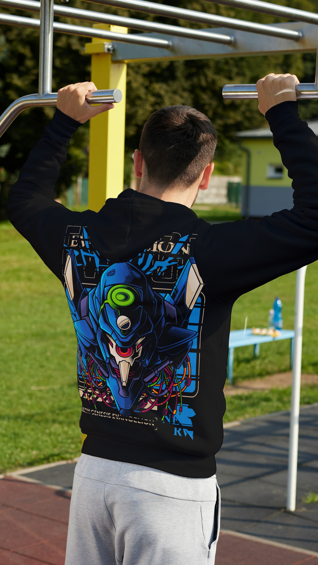 Evangelion Unit-01 Techcore Neon Hoodie