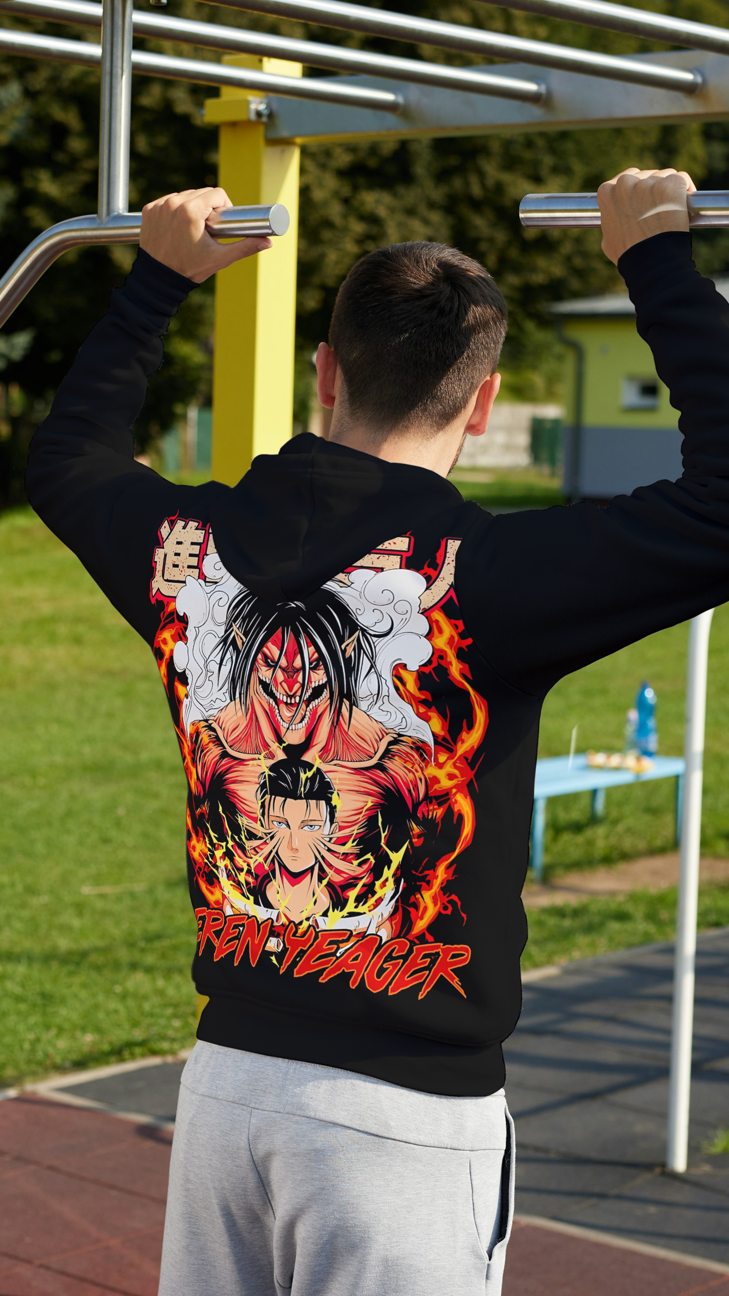 Eren Yeager – Inferno Titan Form Hoodie