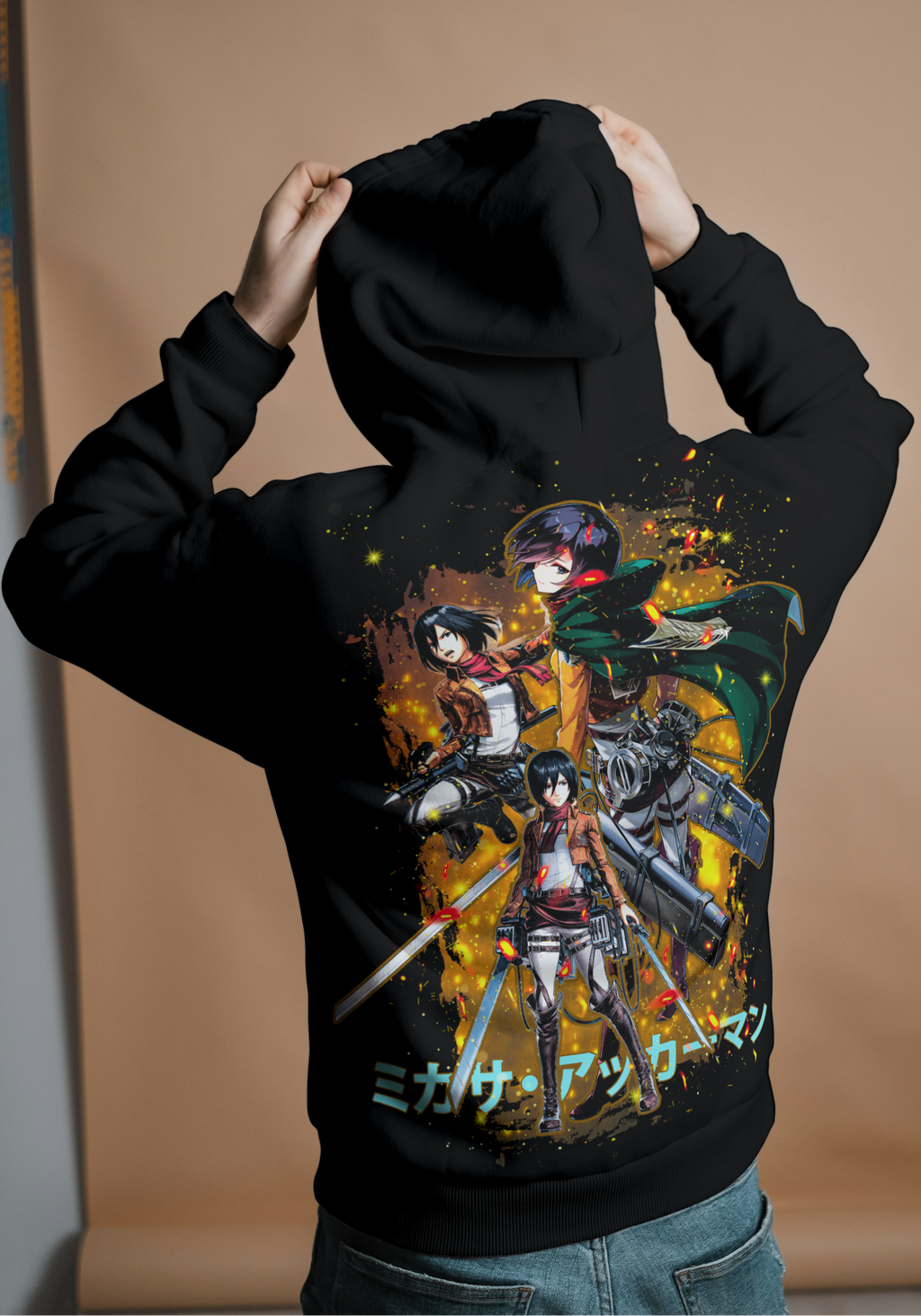 Mikasa Ackerman – Flame Strike Edition Hoodie