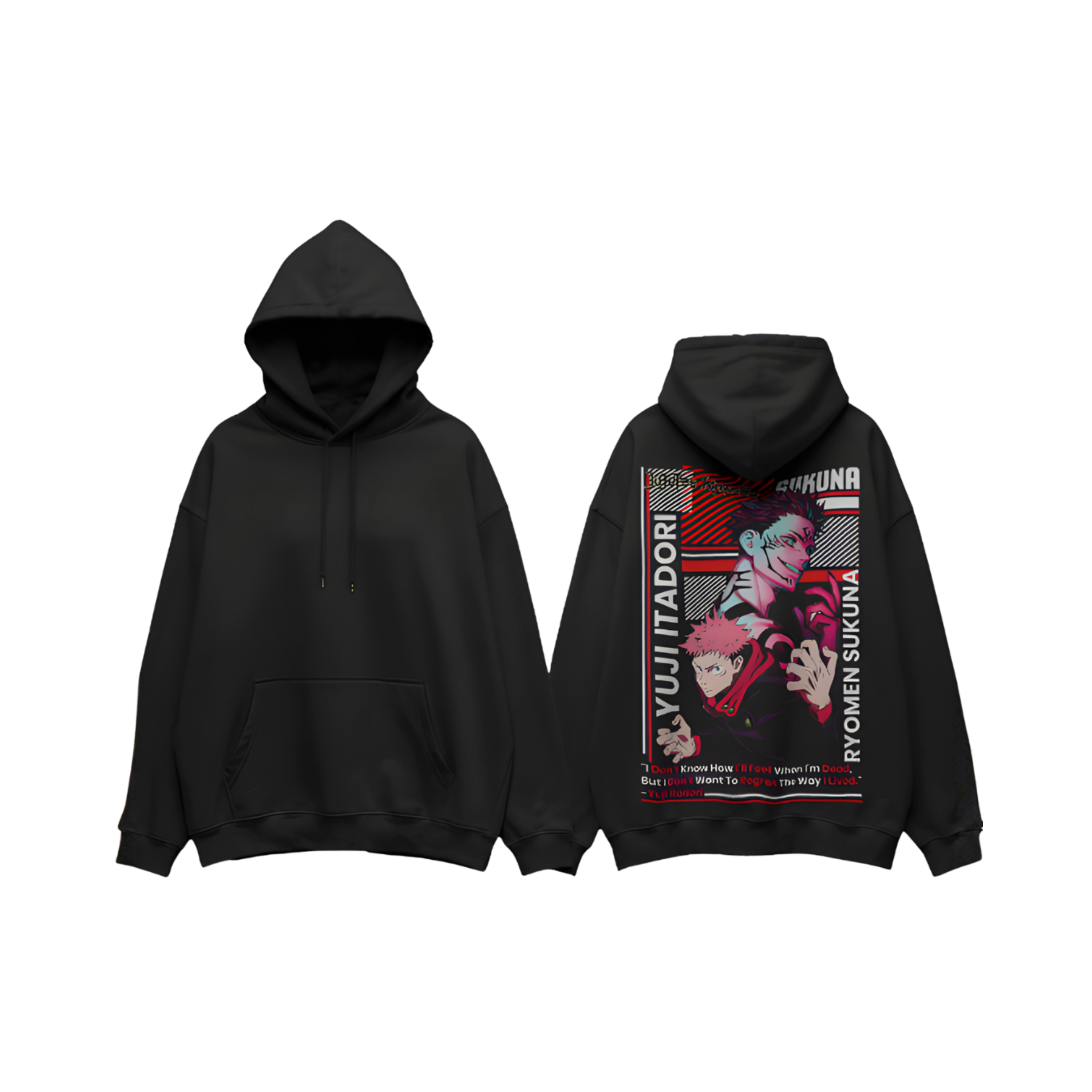 Yuji & Sukuna Split Fate Hoodie