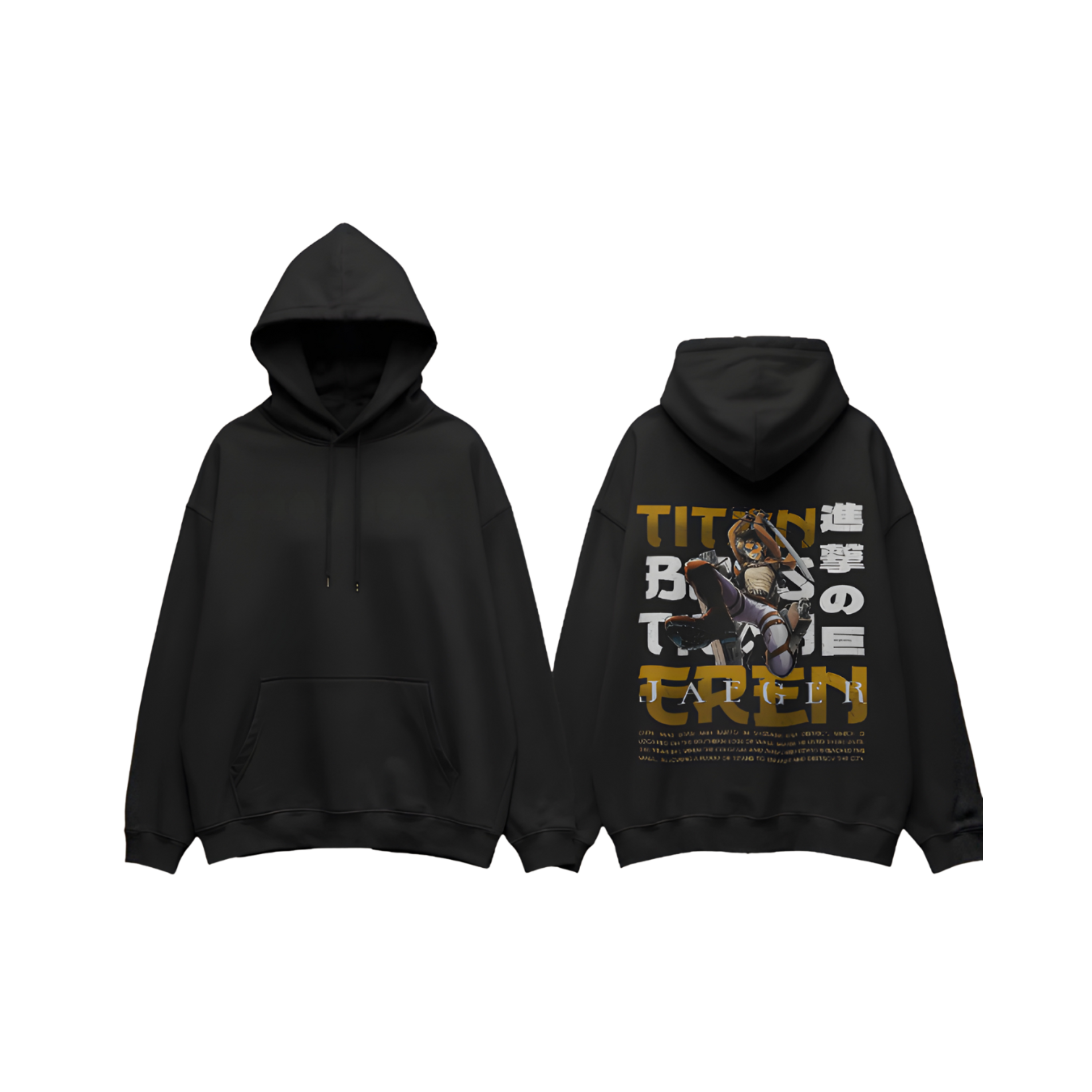Attack on Titan – Eren Jaeger "Brings the Fight" Hoodie