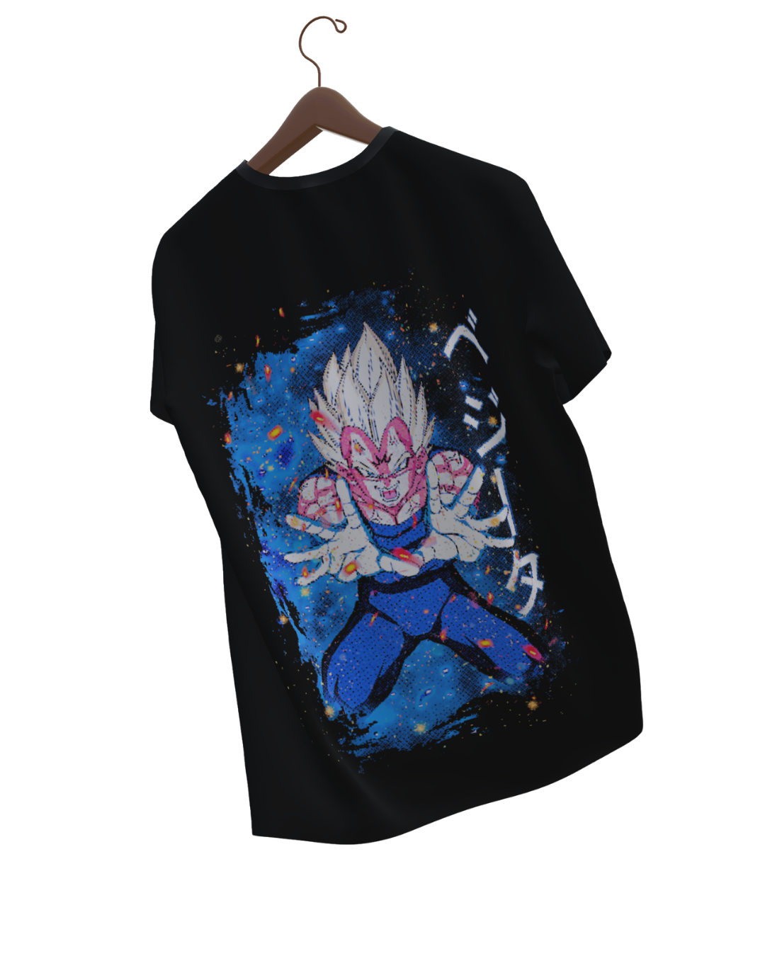 Vegeta Blue Inferno Burst T-Shirt