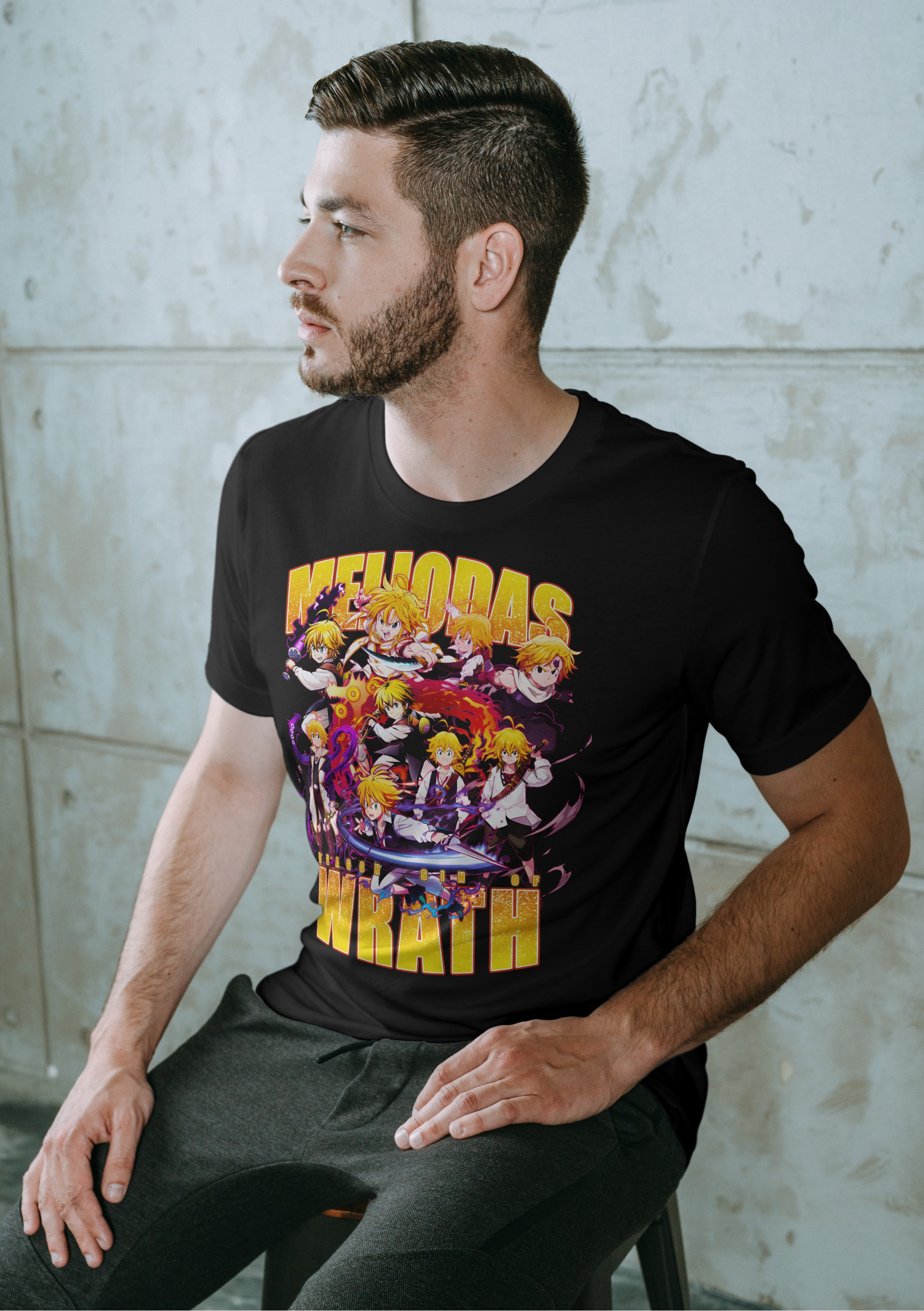 Meliodas Wrath – Seven Sins Battle Art T-Shirt