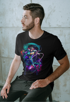 Cosmic Sorceress – Galactic Fantasy Art T-Shirt