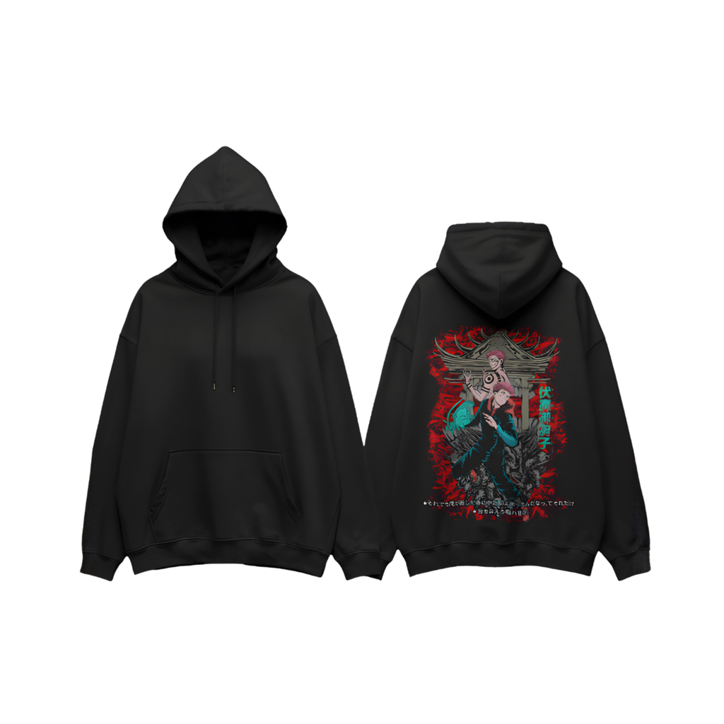 Yuji & Sukuna Cursed Dominion Hoodie