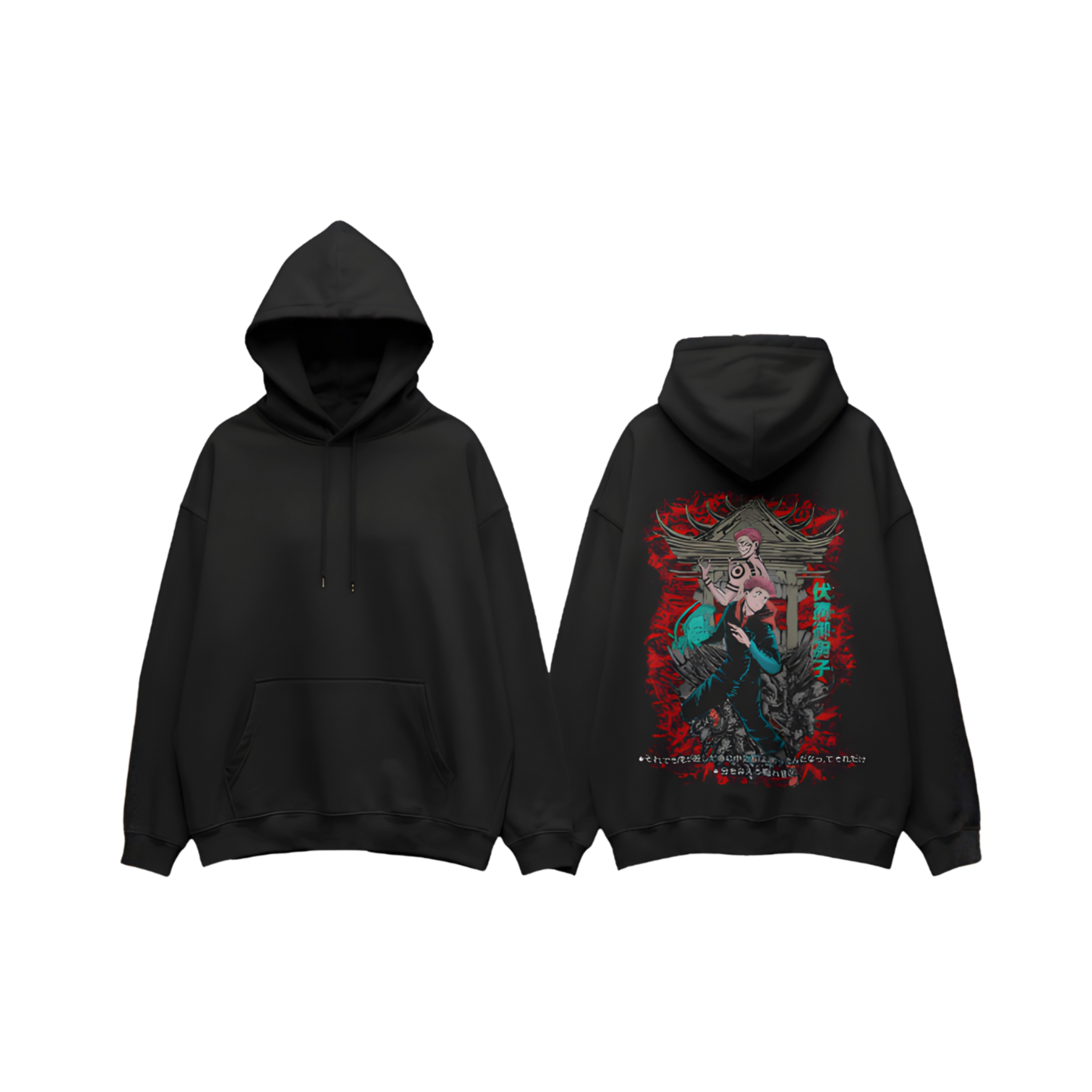 Yuji & Sukuna Cursed Dominion Hoodie