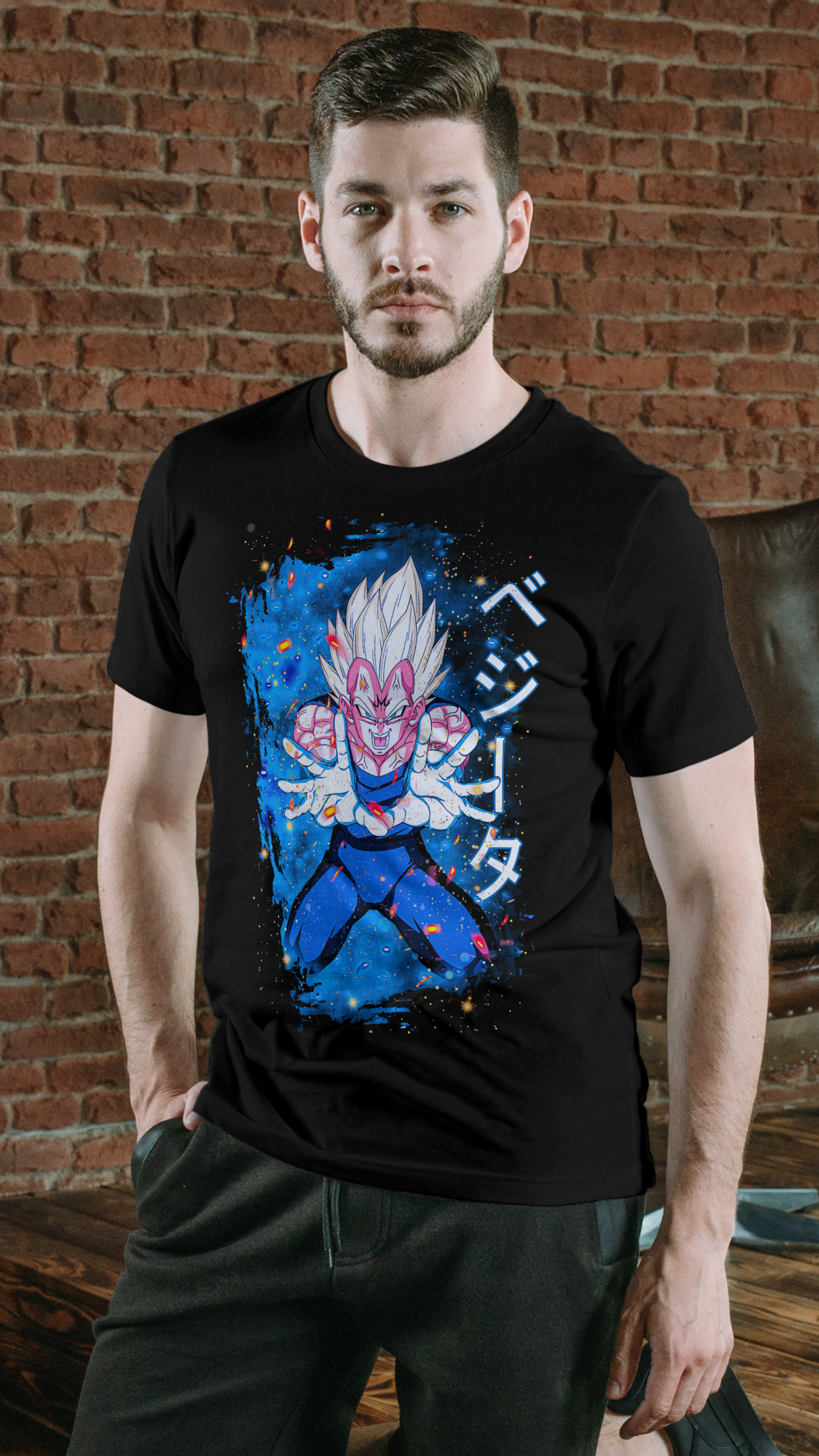 Vegeta Blue Inferno Burst T-Shirt