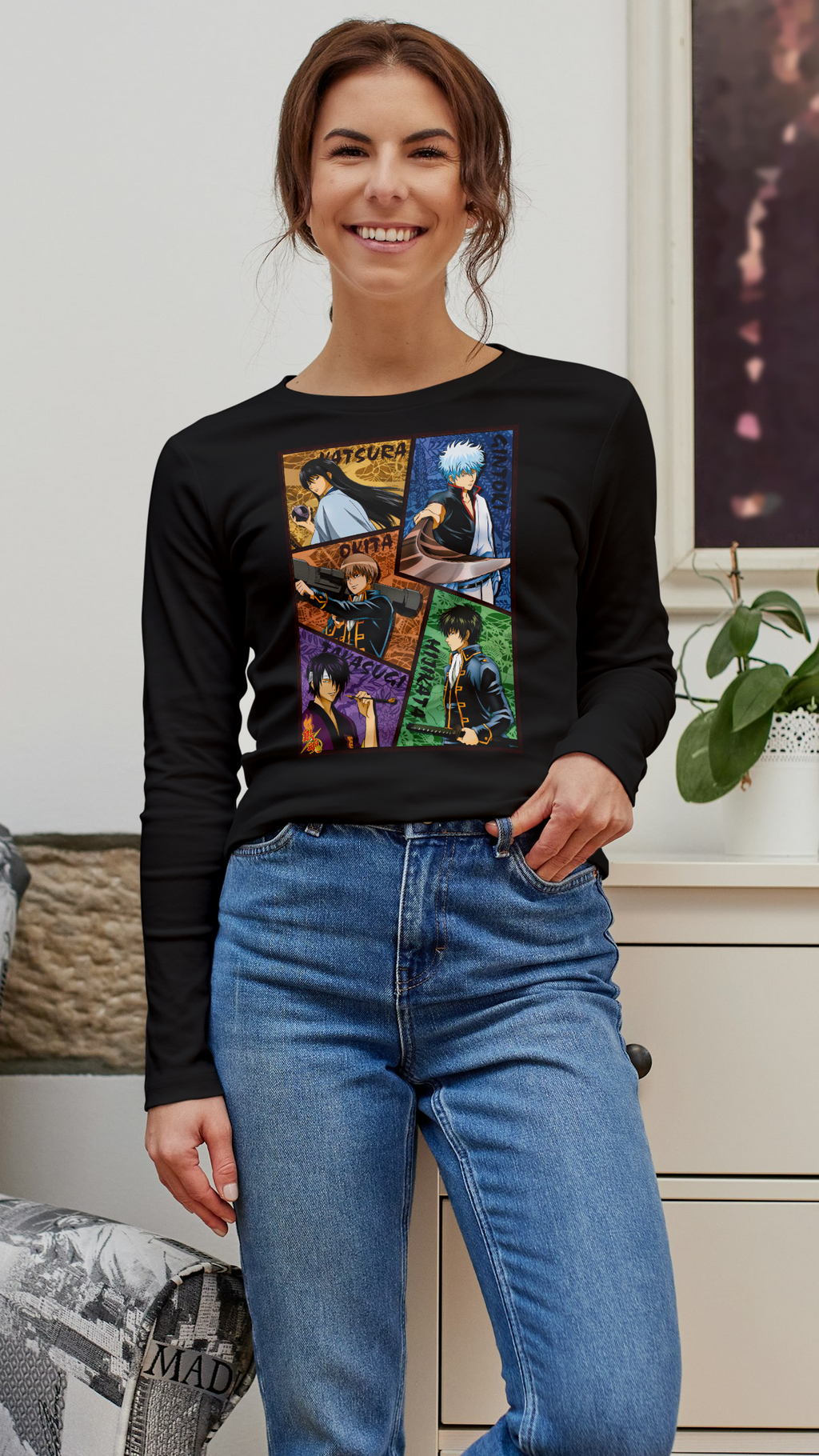 Gintama “The Five Icons of Edo” T-Shirt