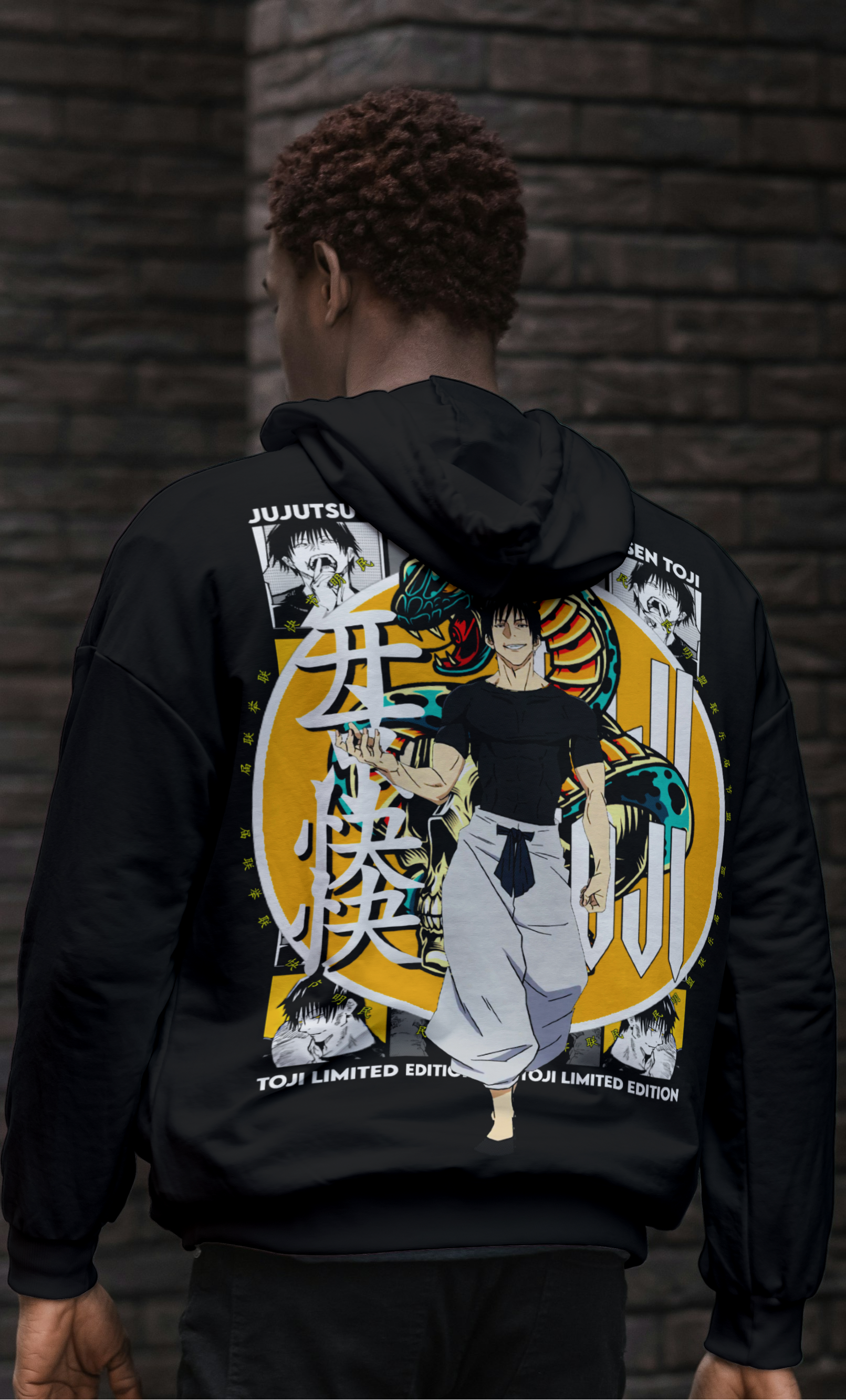 Toji Fushiguro Serpent Strike Hoodie