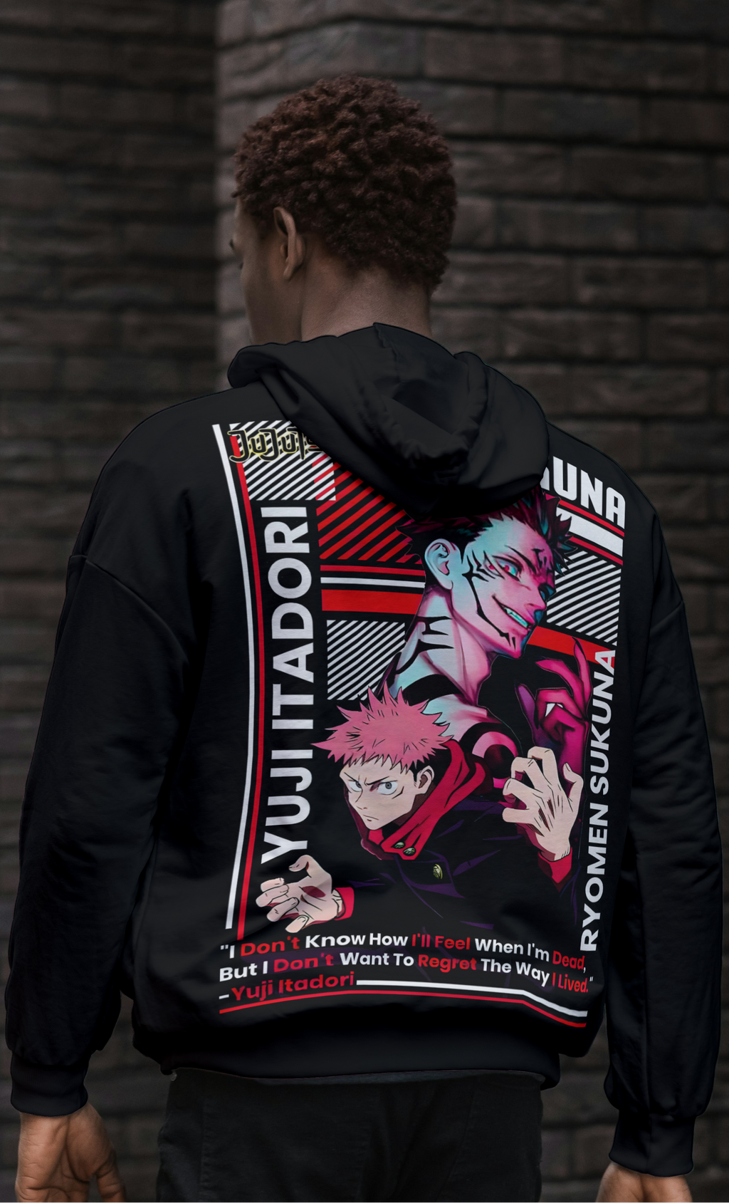 Yuji & Sukuna Split Fate Hoodie