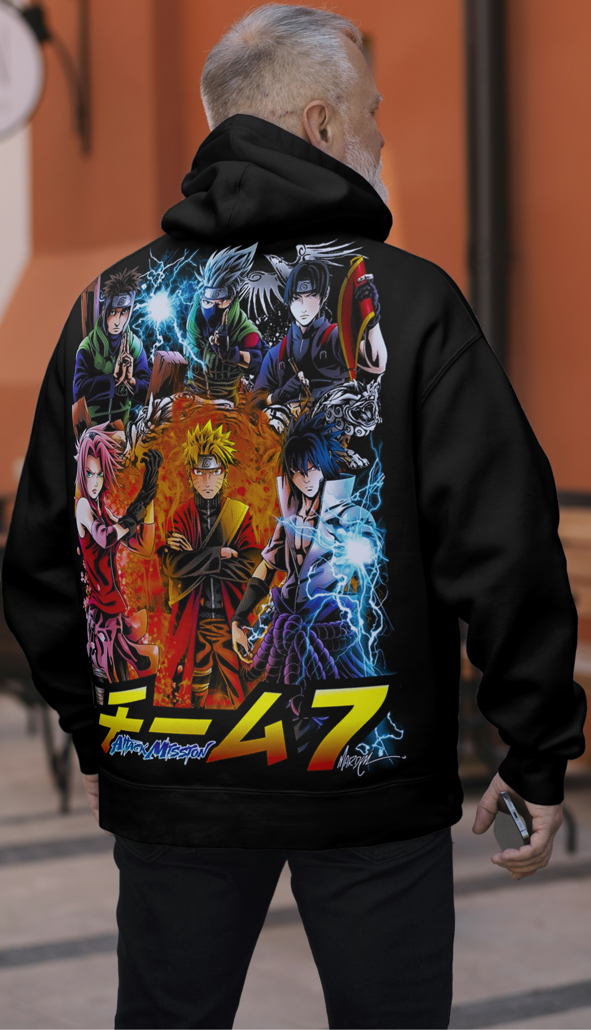 Naruto Team 7 Ultimate Power Hoodie