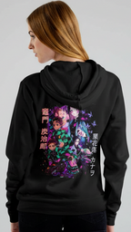 Tanjiro & Kanae – Blossoms of Fate Hoodie