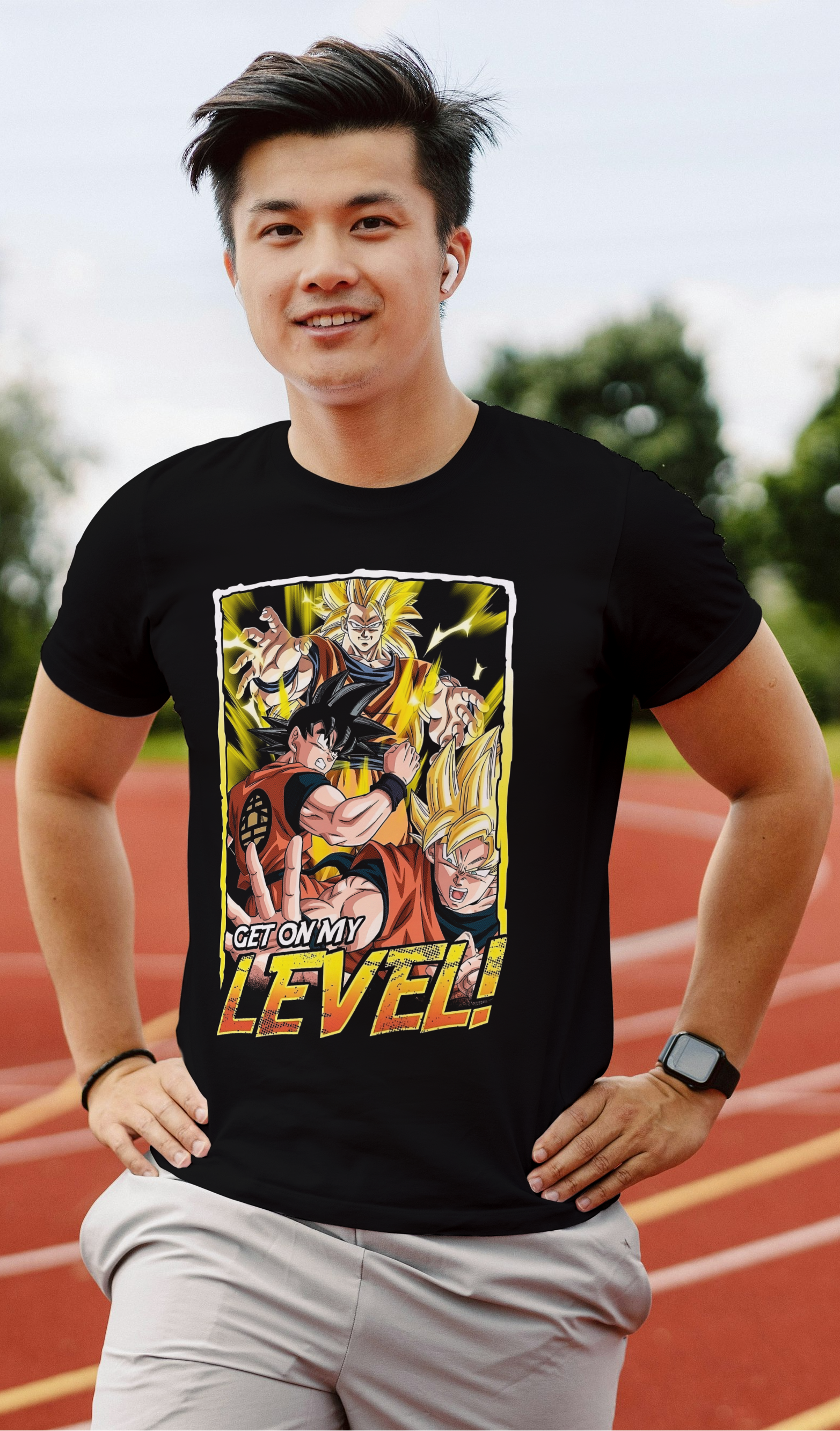 Dragon Ball Z “Get On My Level – Saiyan Edition” T-Shirt