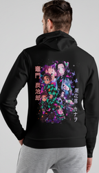 Tanjiro & Kanae – Blossoms of Fate Hoodie