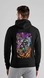 Tanjiro’s Inferno Clash – Demon Slayer Hoodie