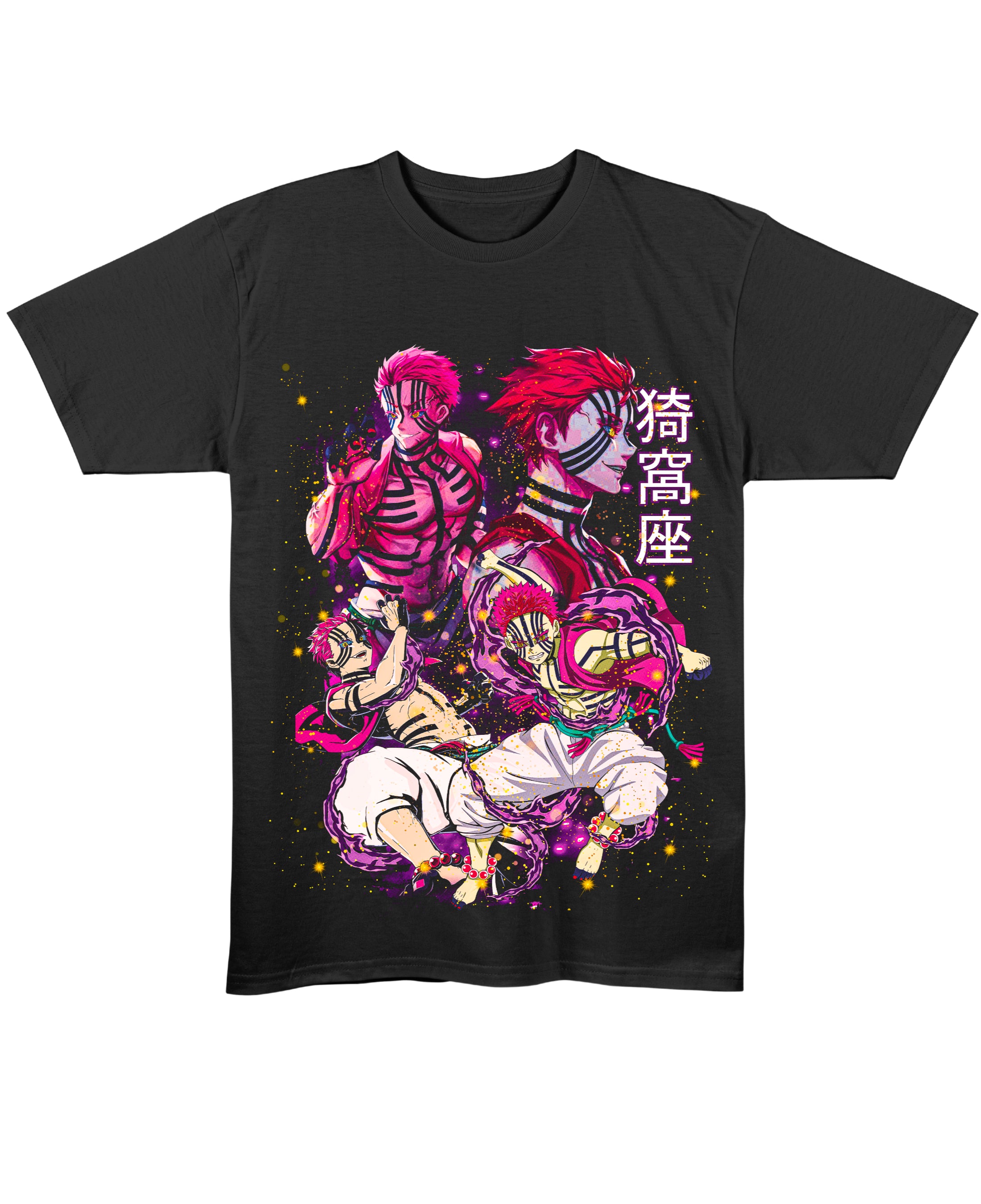 Black Regular Fit T-shirt Front Design