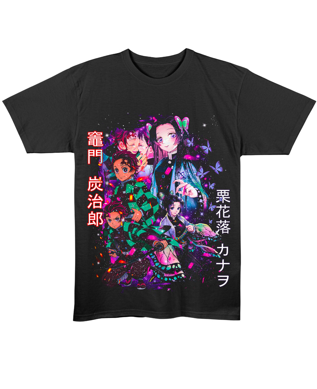 Black Regular Fit T-shirt Front Design