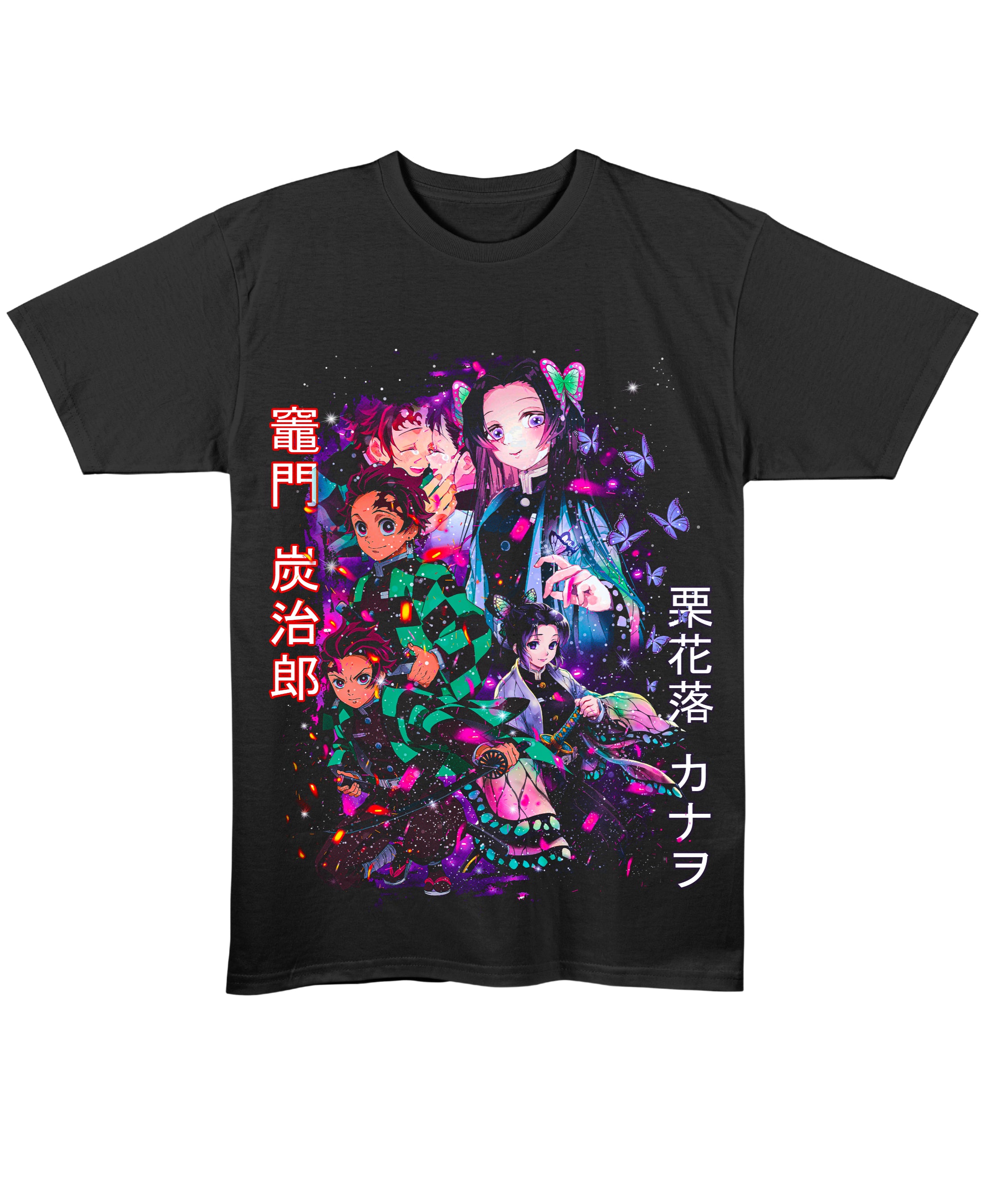 Black Regular Fit T-shirt Front Design