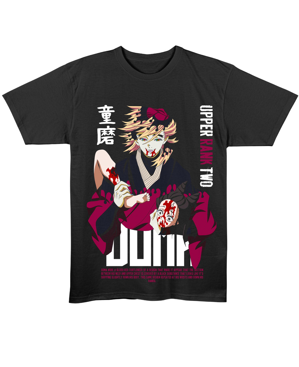 Black Regular Fit T-shirt Front Design