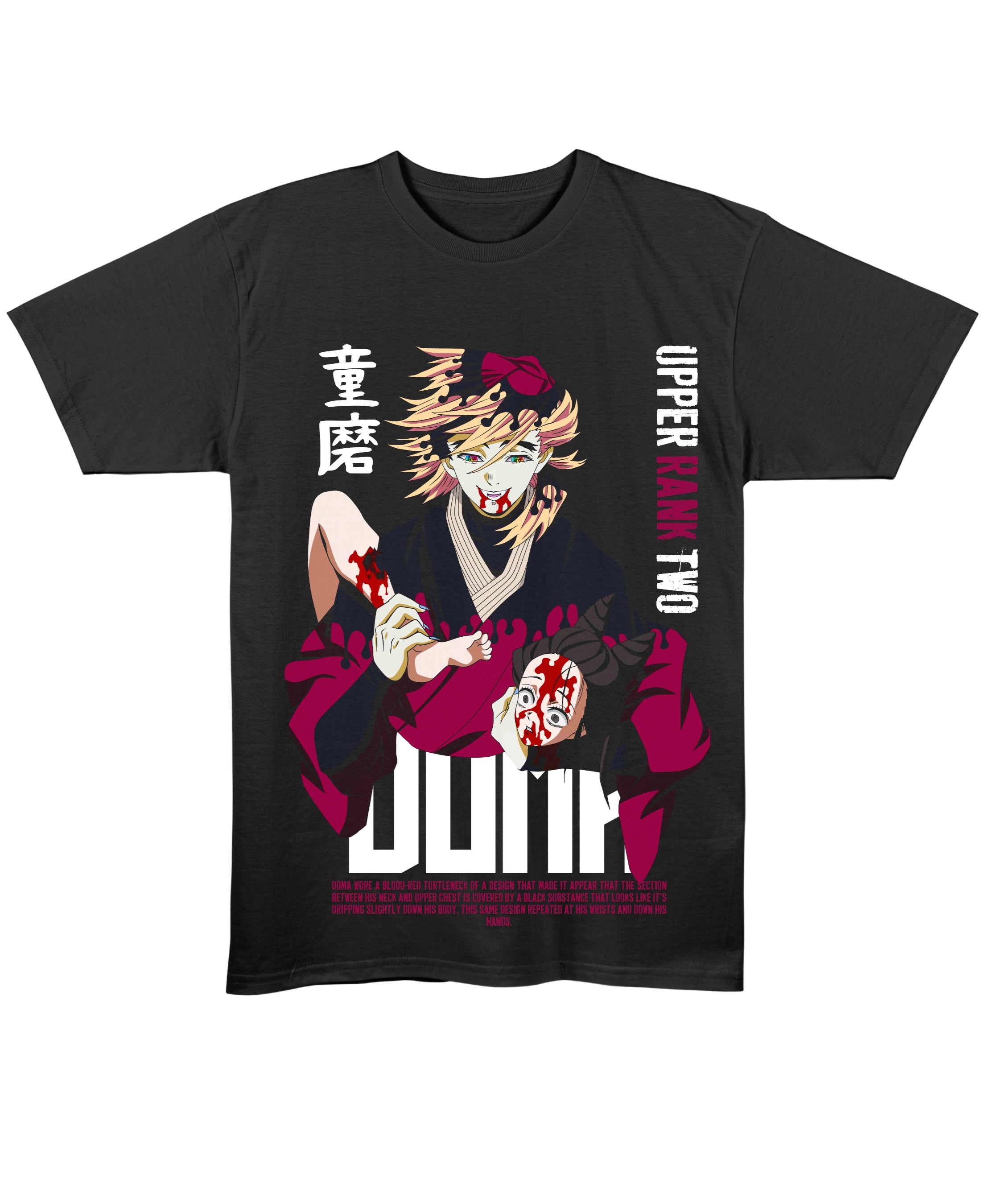 Black Regular Fit T-shirt Front Design