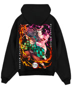 Black Oversized Hoodie Back Design
