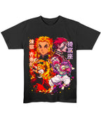 Black Regular Fit T-shirt Front Design