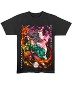 Black Regular Fit T-shirt Front Design