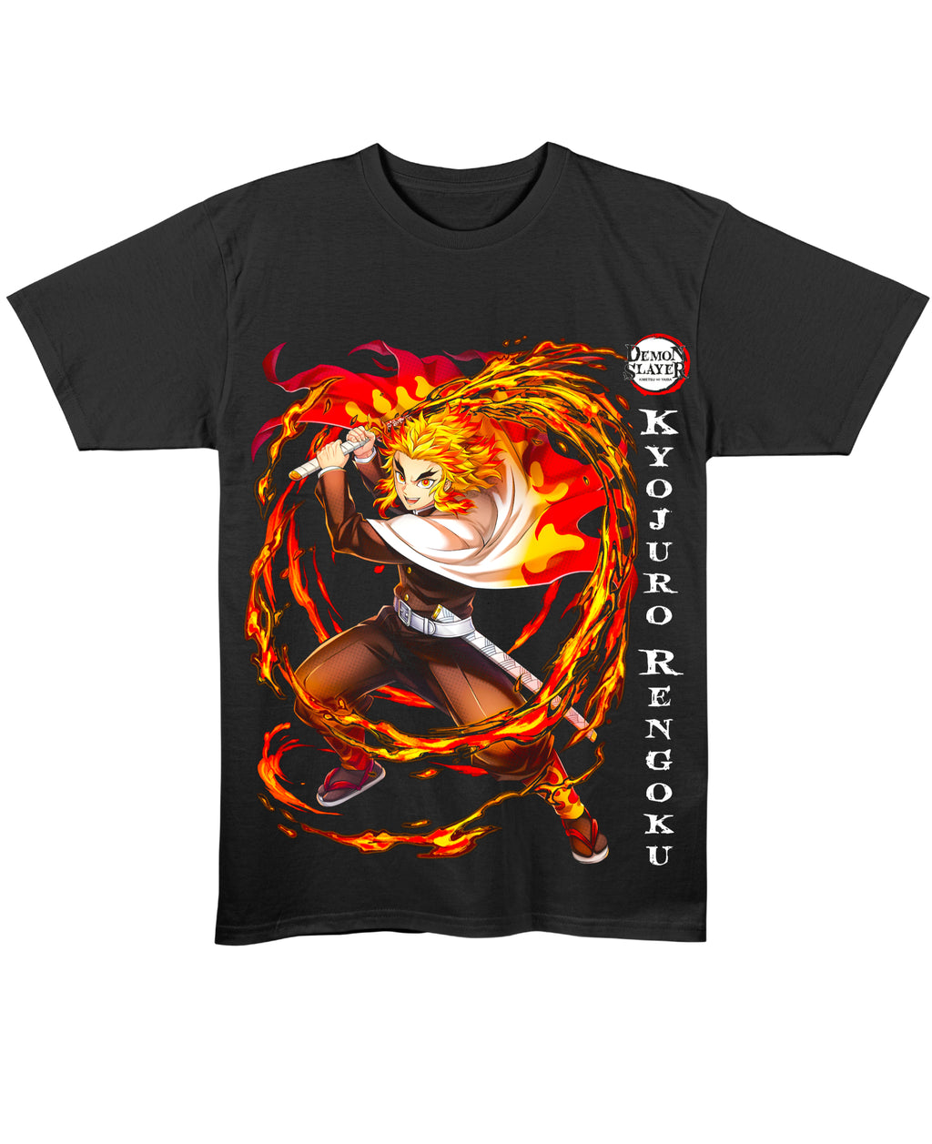 Black Regular Fit T-shirt Front Design