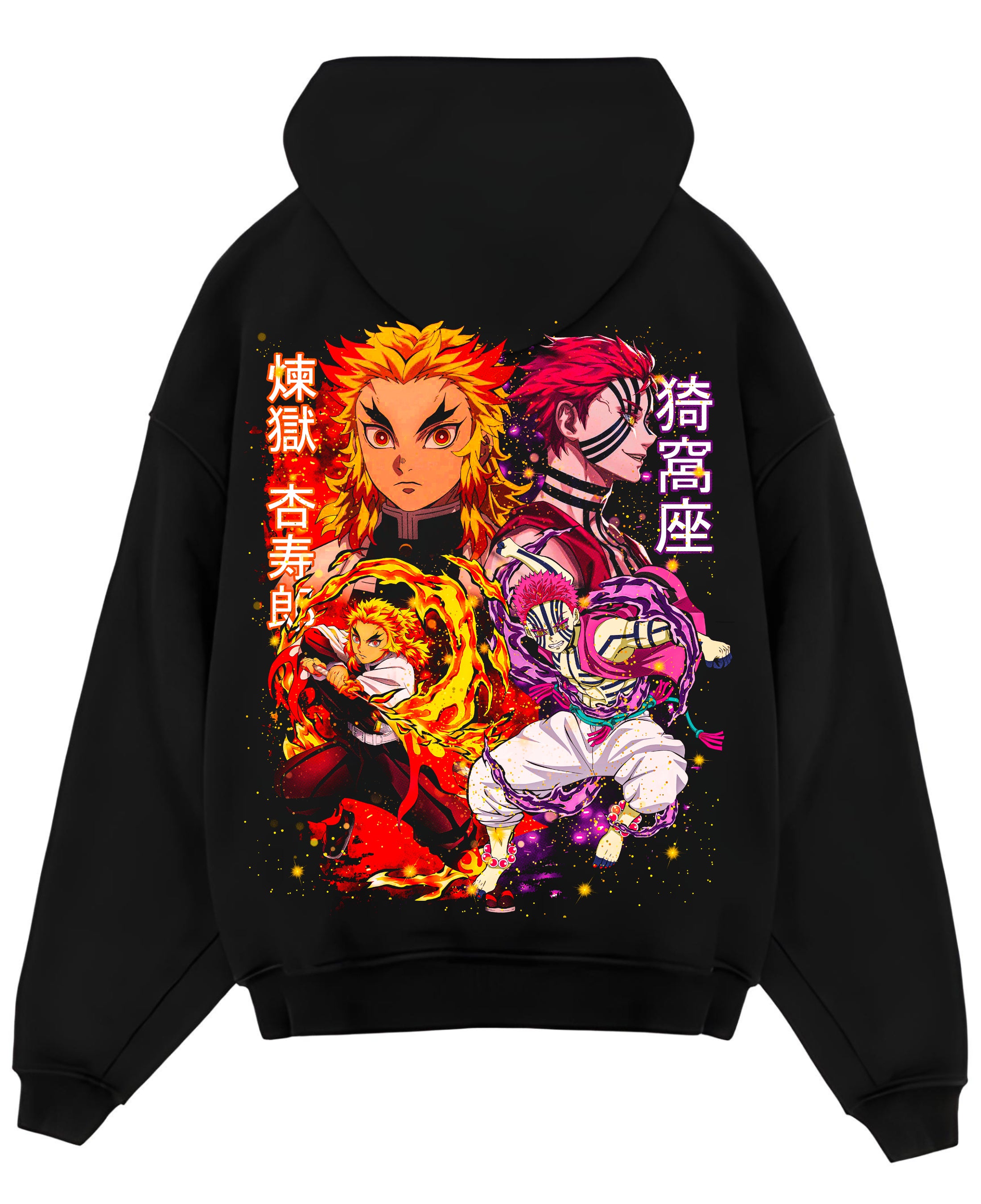 Black Oversized Hoodie Back Design