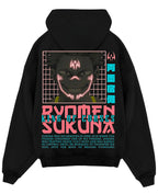 Black Oversized Hoodie Back Design