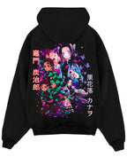 Black Oversized Hoodie Back Design
