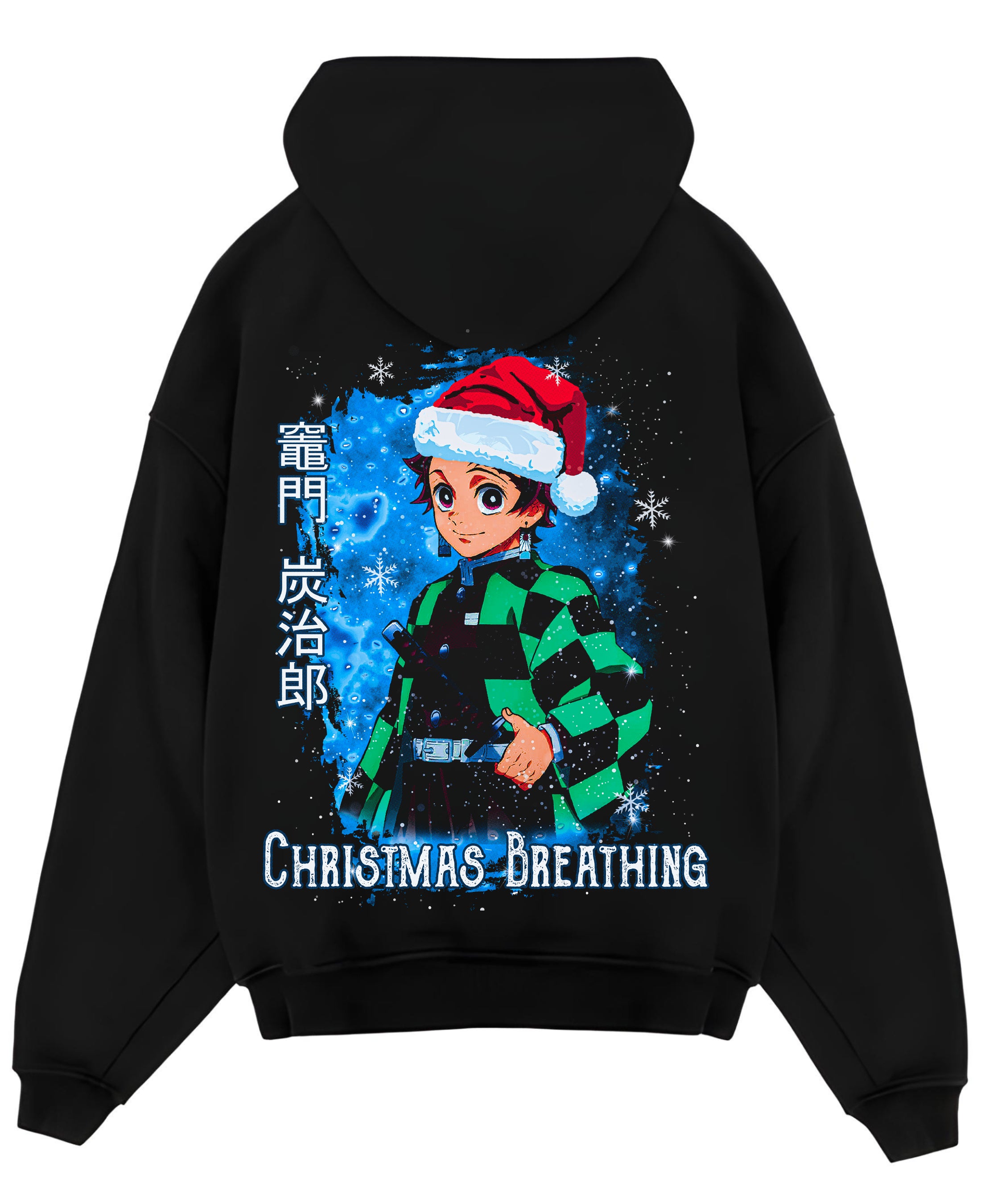 Black Oversized Hoodie Back Design