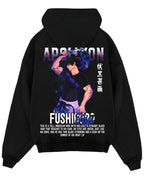 Black Oversized Hoodie Back Design