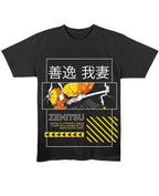 Black Regular Fit T-shirt Front Design